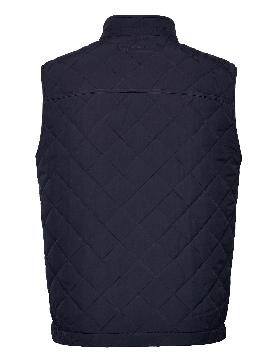 Gant - QUILTED WINDCHEATER VEST - westen - evening blue - 2