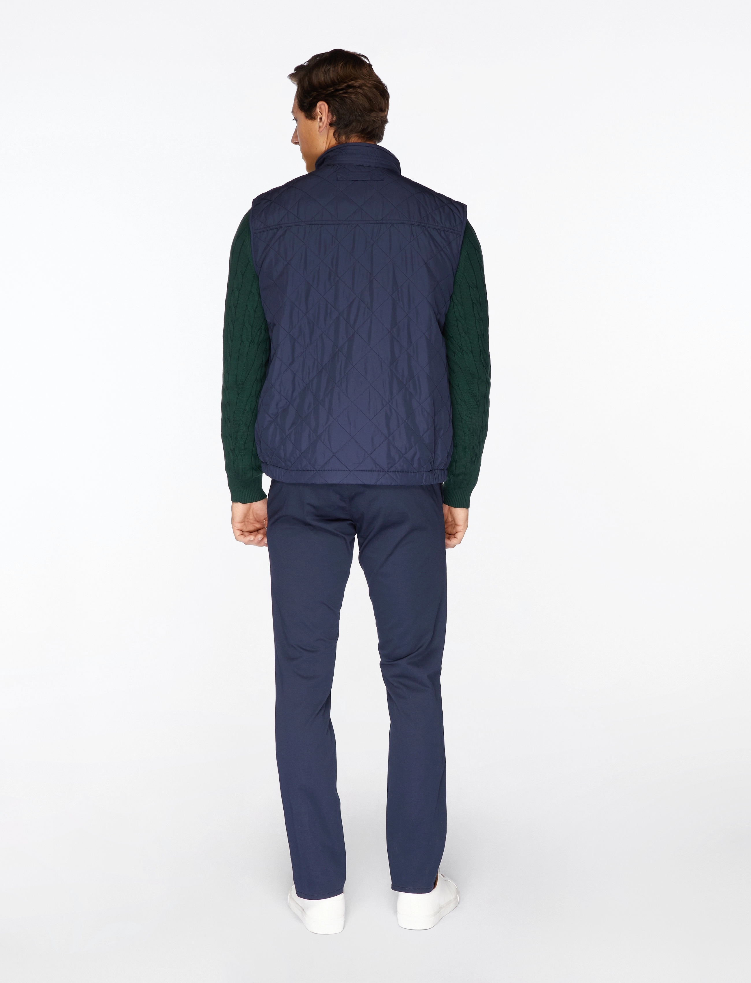 Gant - QUILTED WINDCHEATER VEST - vestes et manteaux - evening blue - 5