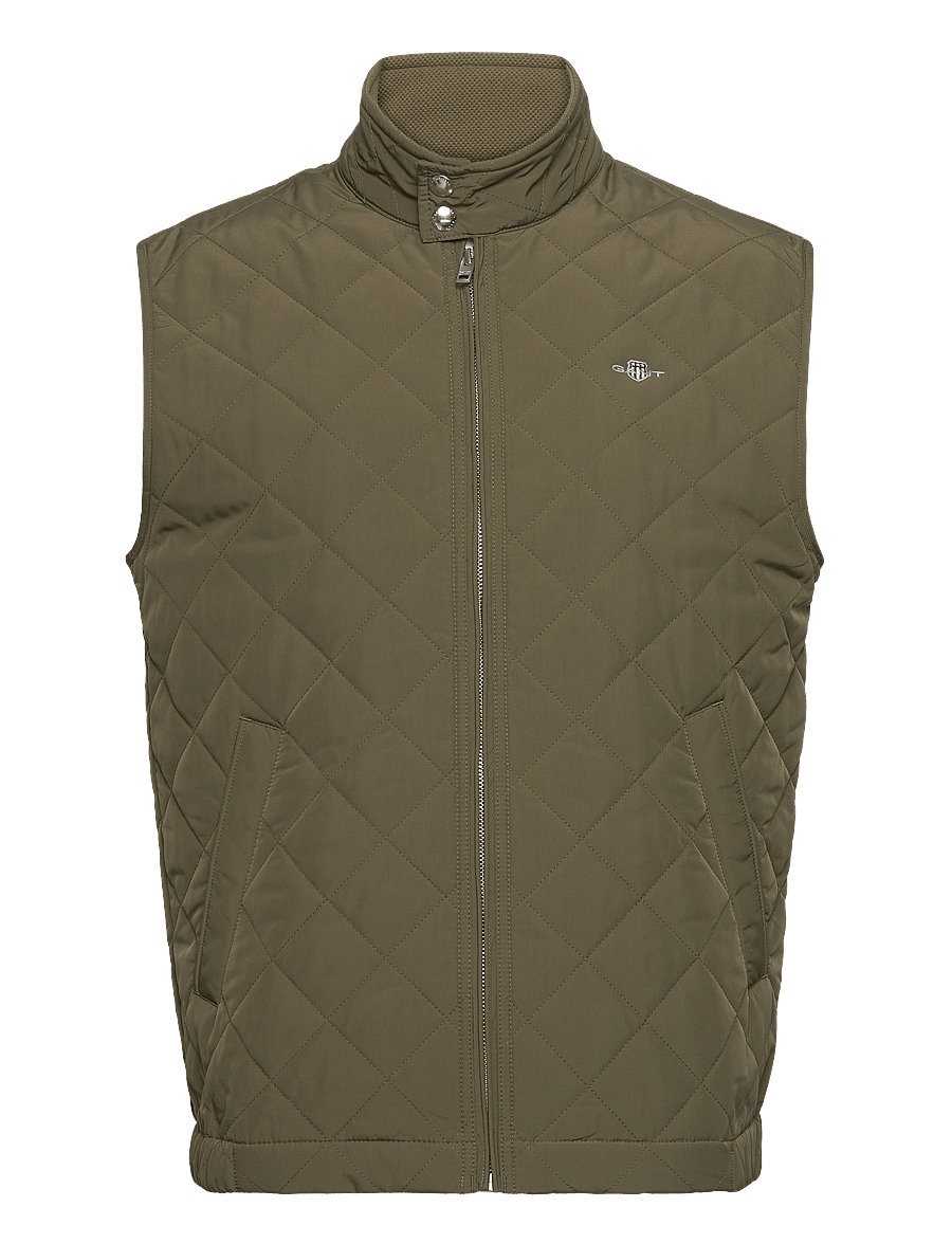 Gant - QUILTED WINDCHEATER VEST - westen - juniper green - 1
