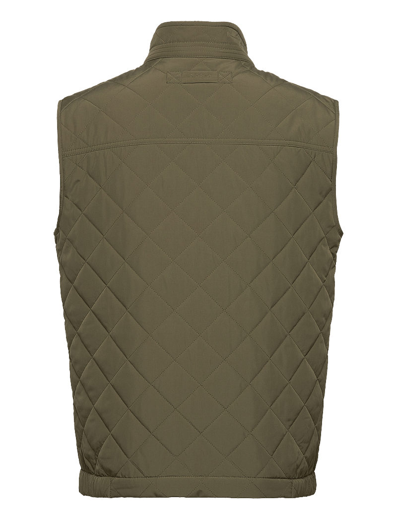 GANT - QUILTED WINDCHEATER VEST - jakker og frakker - juniper green - 2