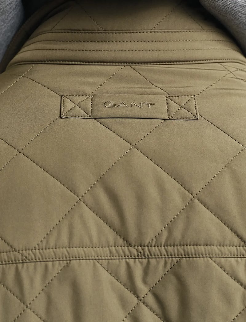 GANT - QUILTED WINDCHEATER VEST - jakker og frakker - juniper green - 4