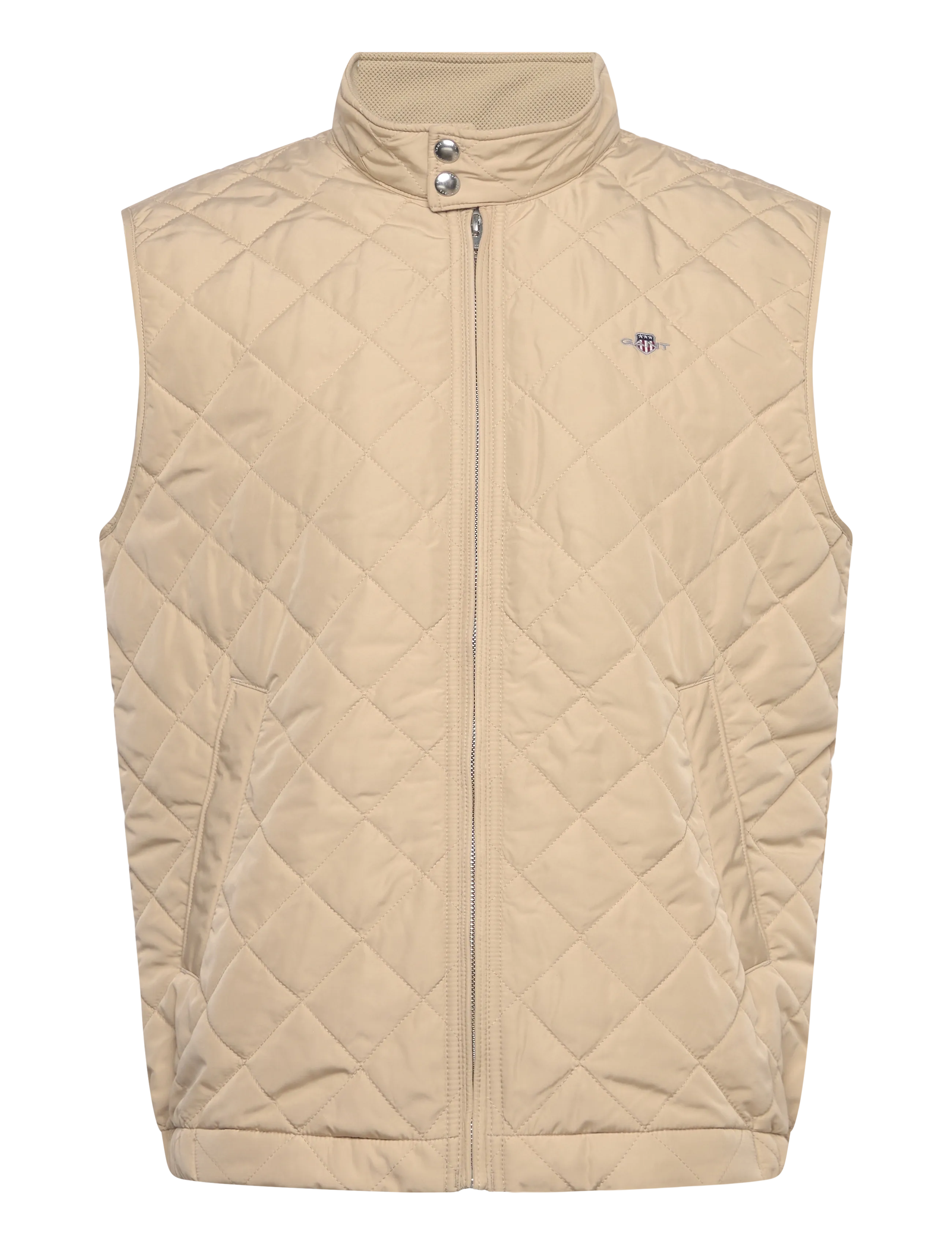 GANT Quilted Windcheater Vest Beige - XXL - Herren