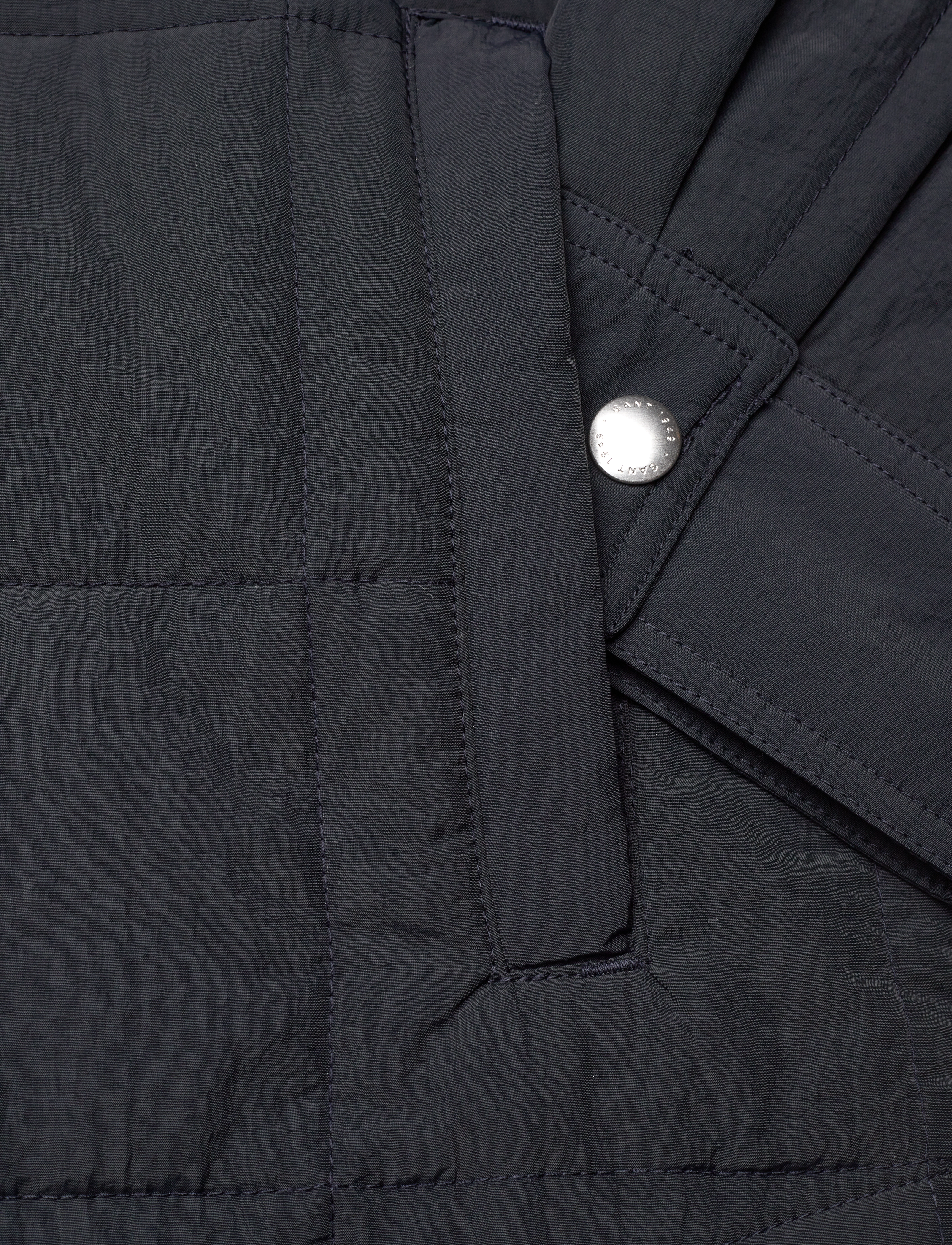 GANT - QUILTED SHIRT JACKET - black - 4
