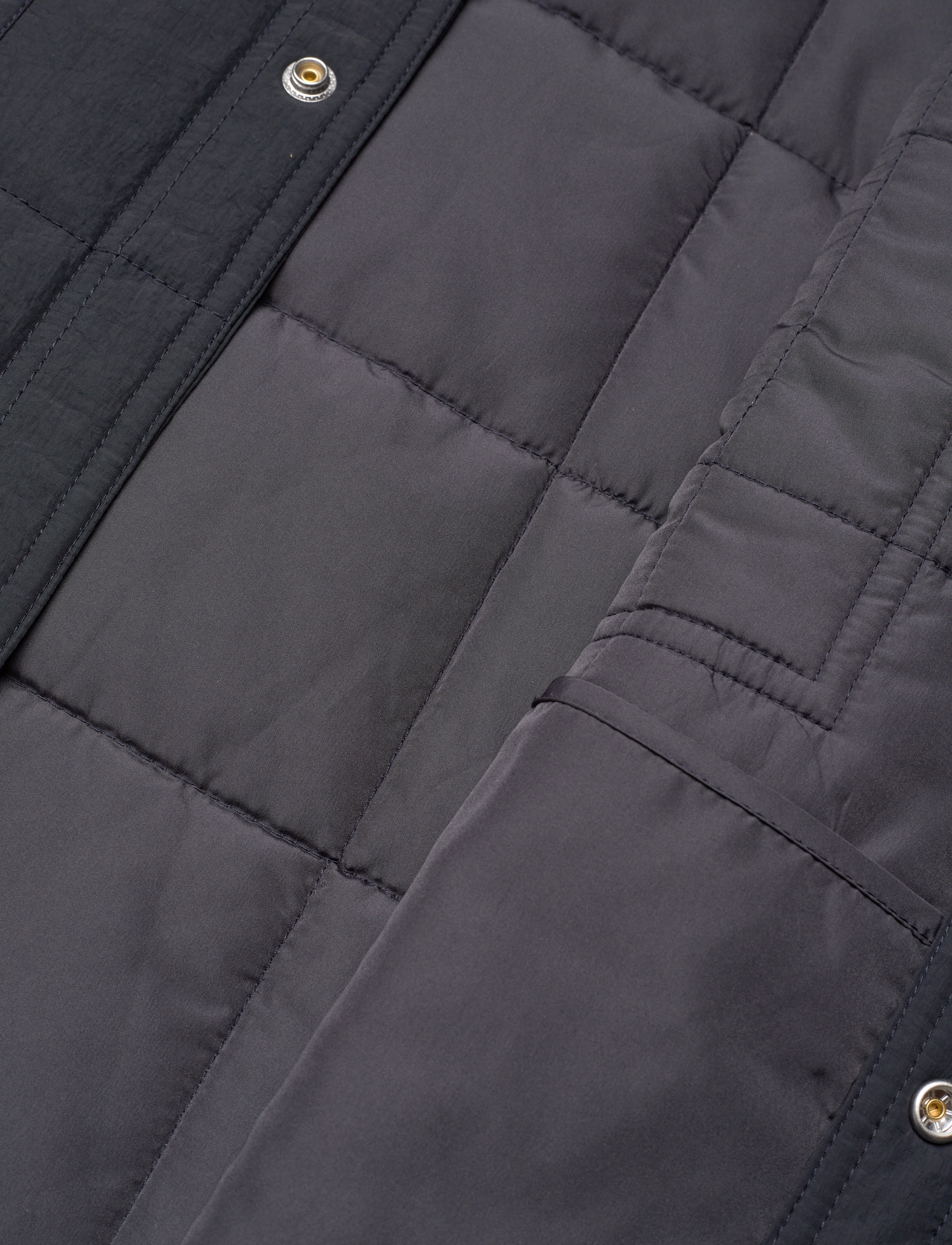 GANT - QUILTED SHIRT JACKET - black - 4