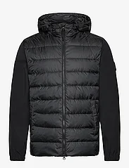 GANT - MIXED SOFT SHELL JACKET - padded jackets - black - 0