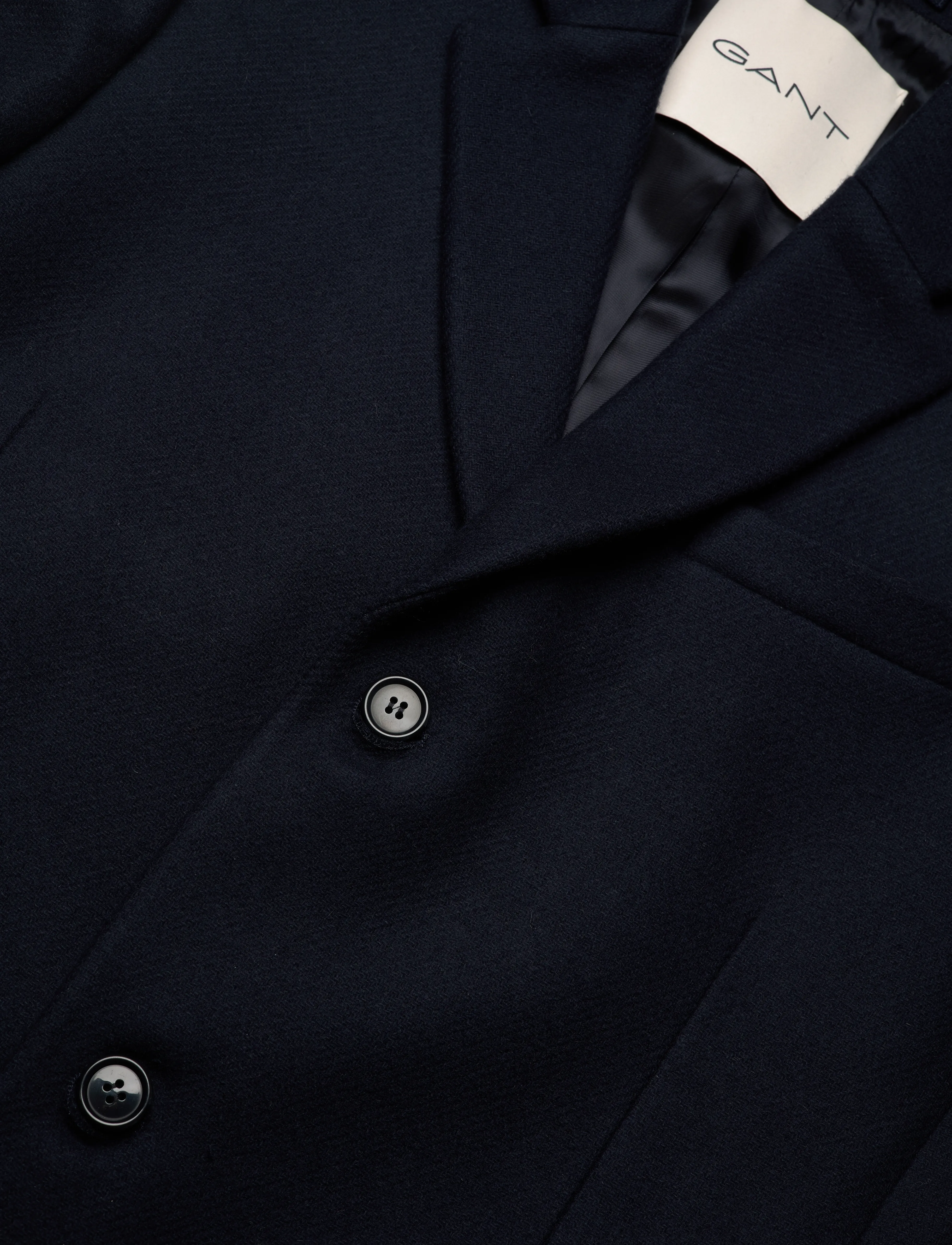 GANT - CLASSIC TAILORED FIT WOOL TOPCOAT - night blue - 2