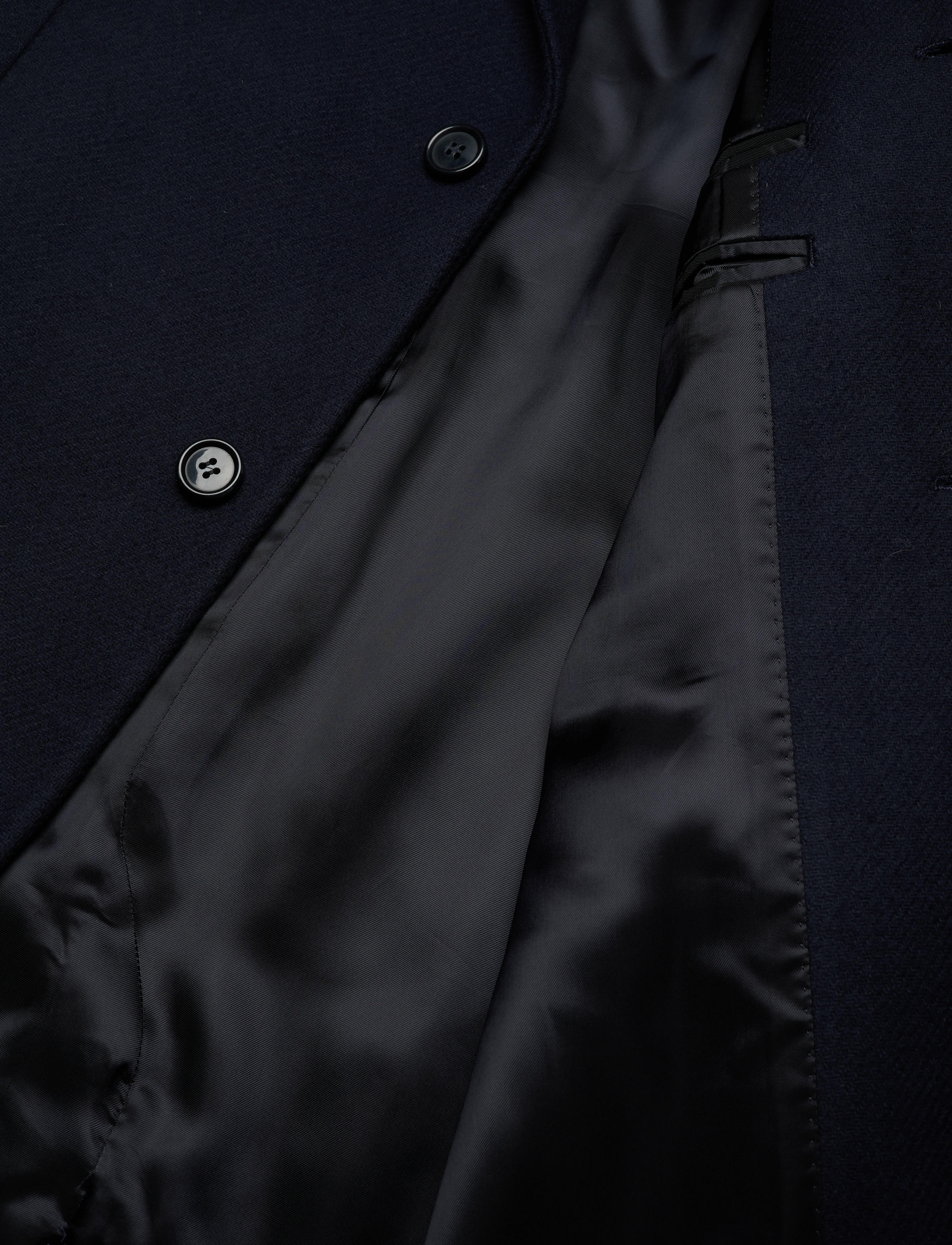 GANT - CLASSIC TAILORED FIT WOOL TOPCOAT - night blue - 4