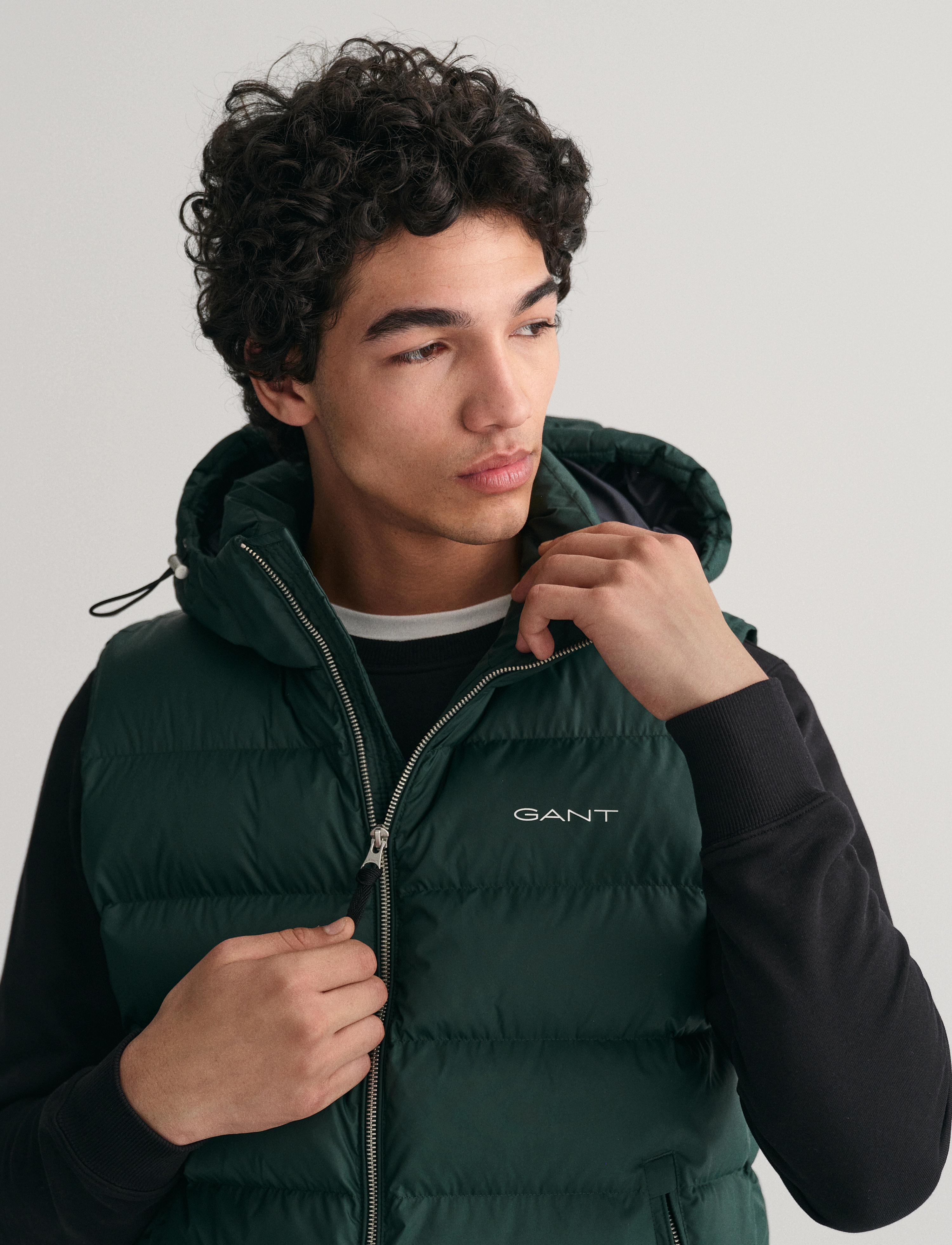 GANT - ACTIVE CLOUD VEST - tartan green - 4