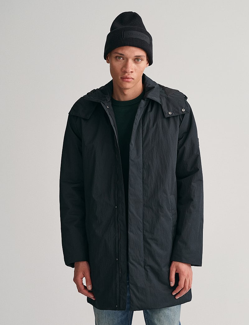 GANT - PADDED CAR COAT - gefütterte jacken - black - 0