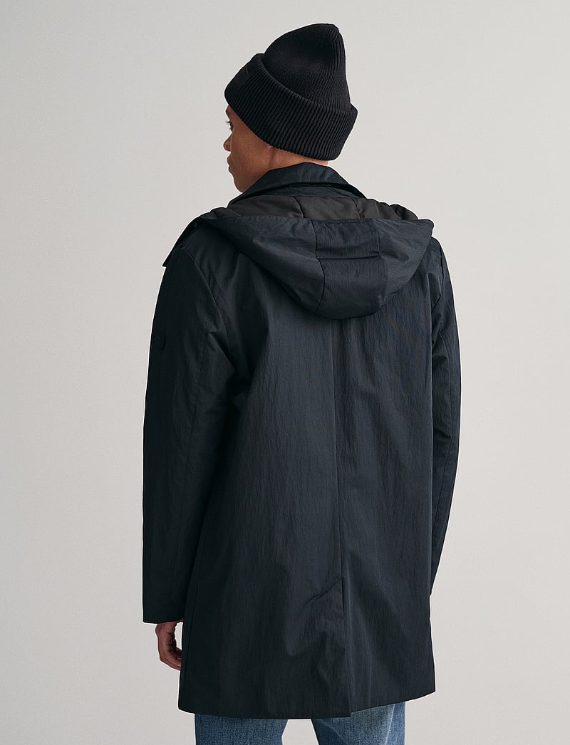 GANT - PADDED CAR COAT - gefütterte jacken - black - 3