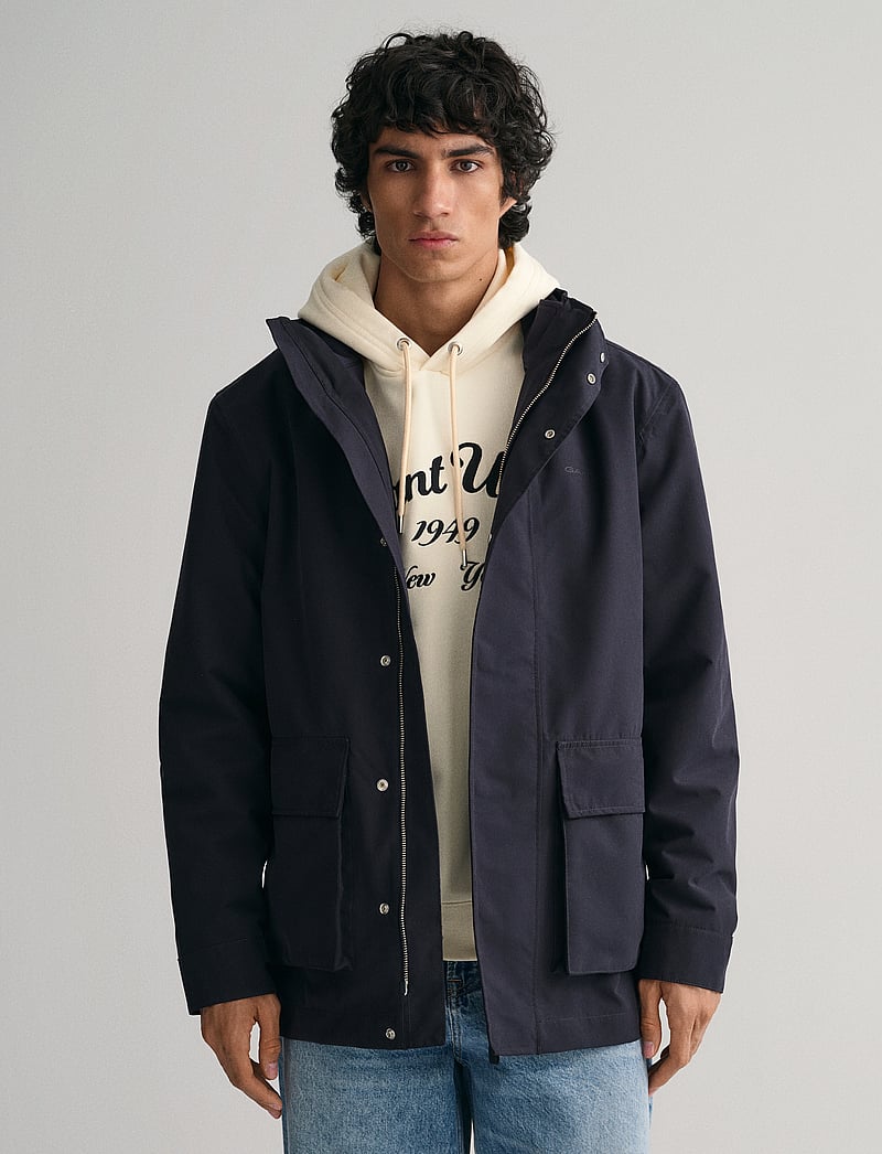 GANT - DOUBLE JACKET - efterårsjakker - night blue - 0