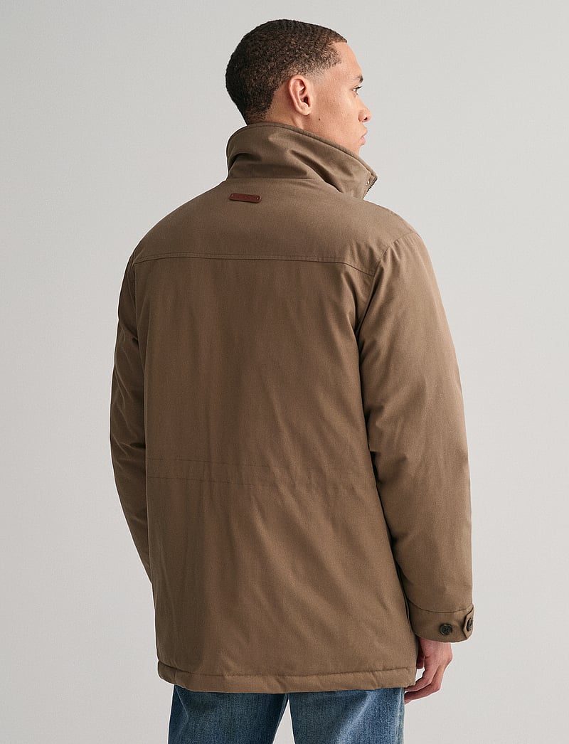 GANT - PADDED FLANNEL FIELD JACKET - winterjacken - desert brown - 3