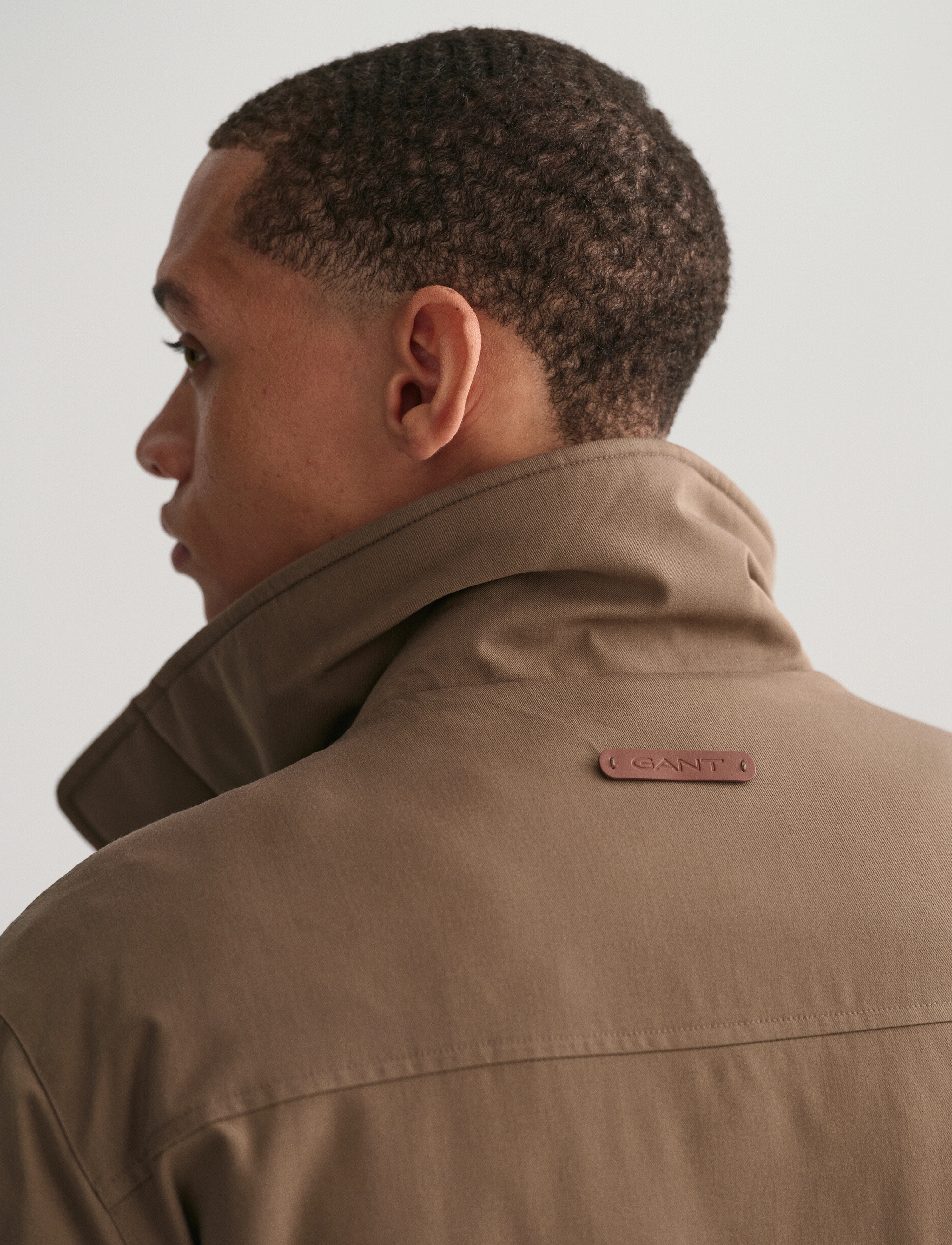 GANT - PADDED  FLANNEL FIELD JACKET - desert brown - 4