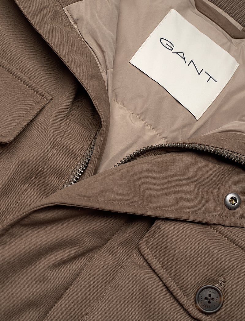 GANT - PADDED FLANNEL FIELD JACKET - winterjacken - desert brown - 5
