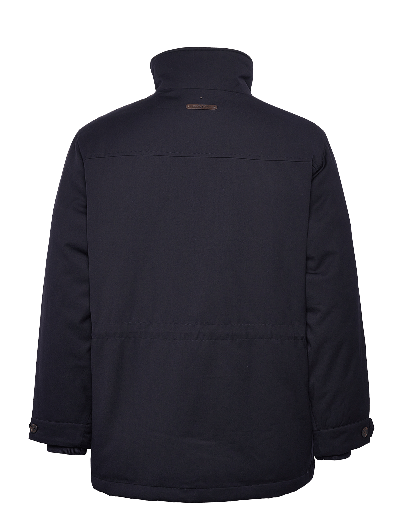 GANT - PADDED FLANNEL FIELD JACKET - forede jakker - night blue - 2
