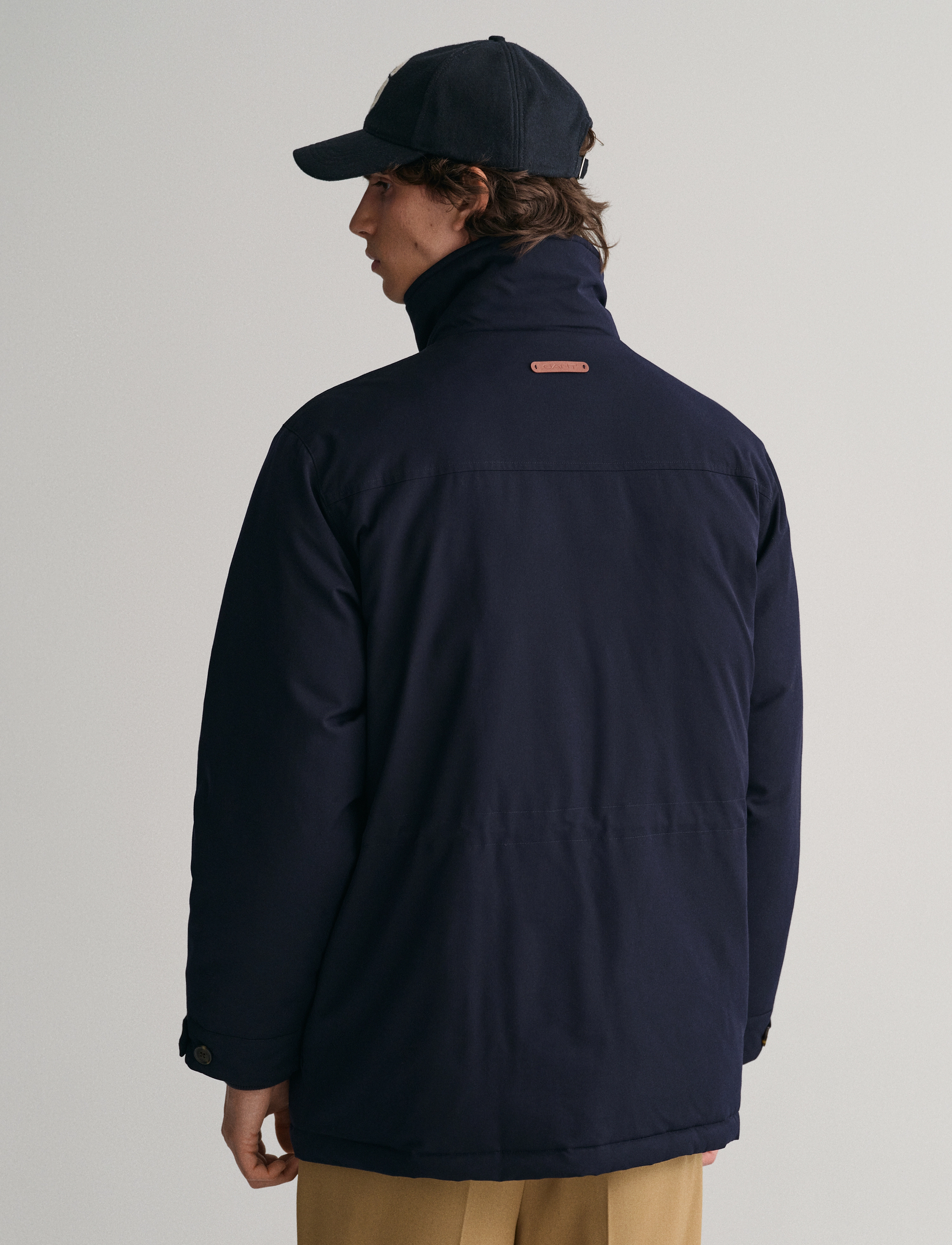 GANT - PADDED  FLANNEL FIELD JACKET - night blue - 3
