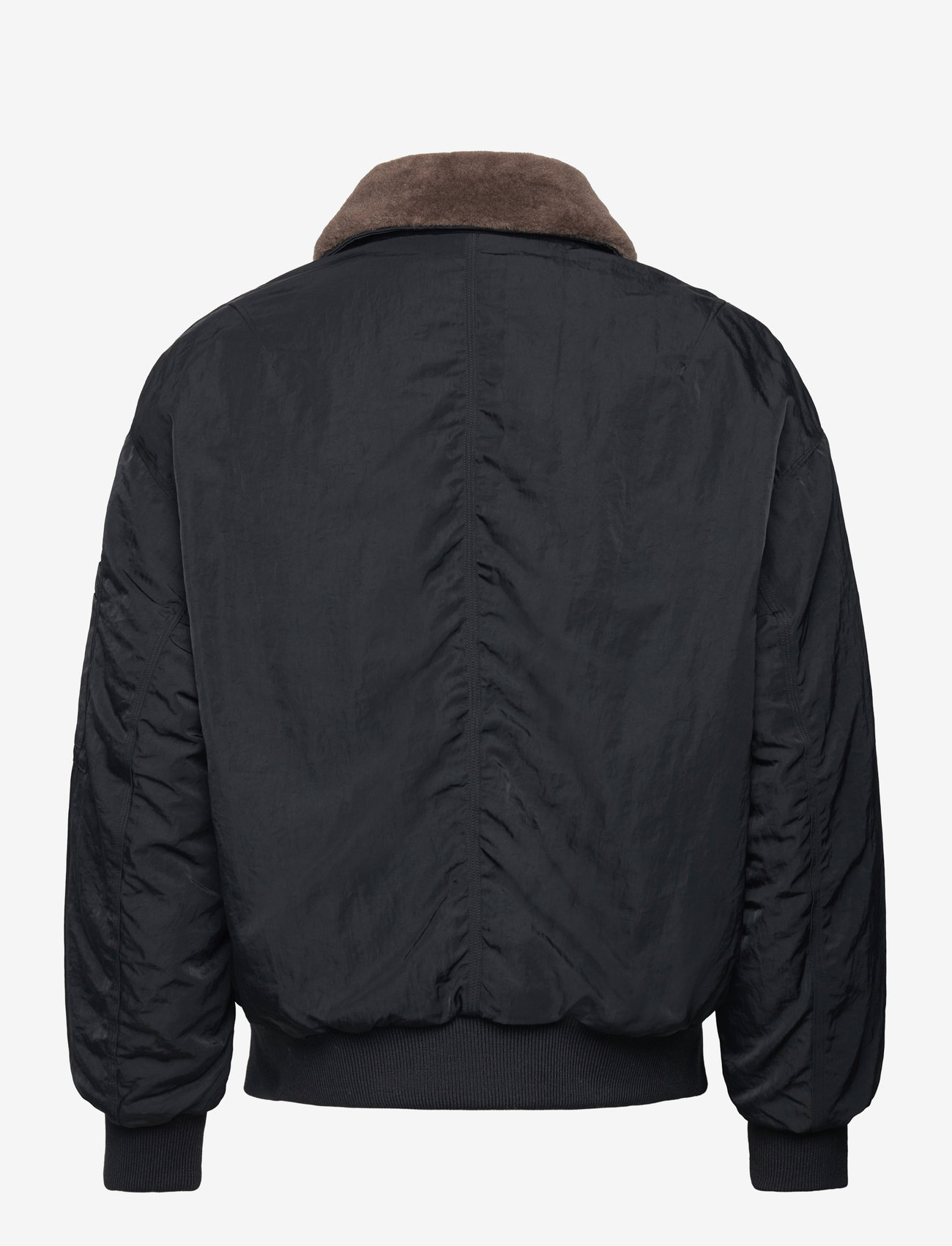 GANT - OVERSIZED FLIGHT BOMBER JACKET - black - 1
