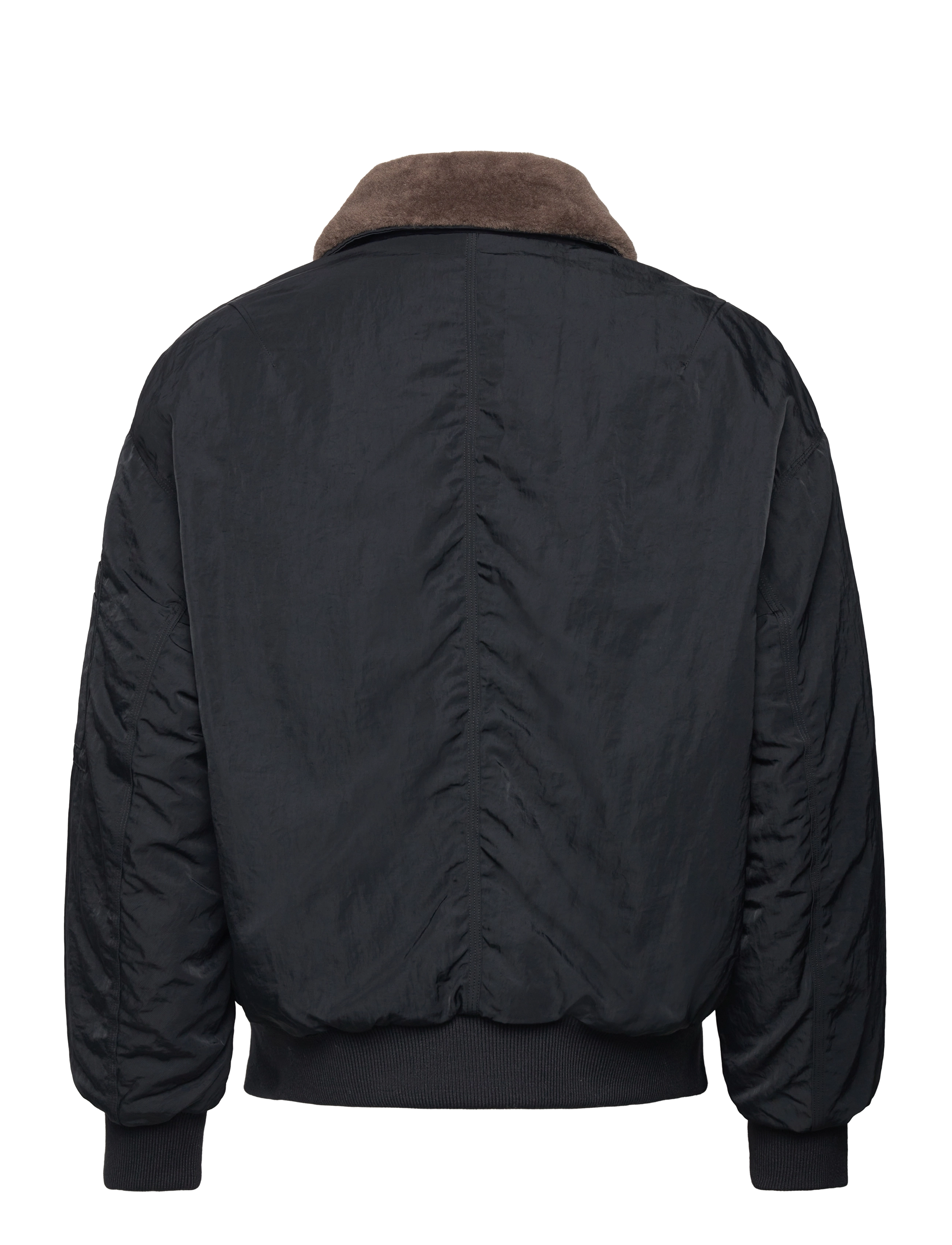 GANT - OVERSIZED FLIGHT BOMBER JACKET - black - 1