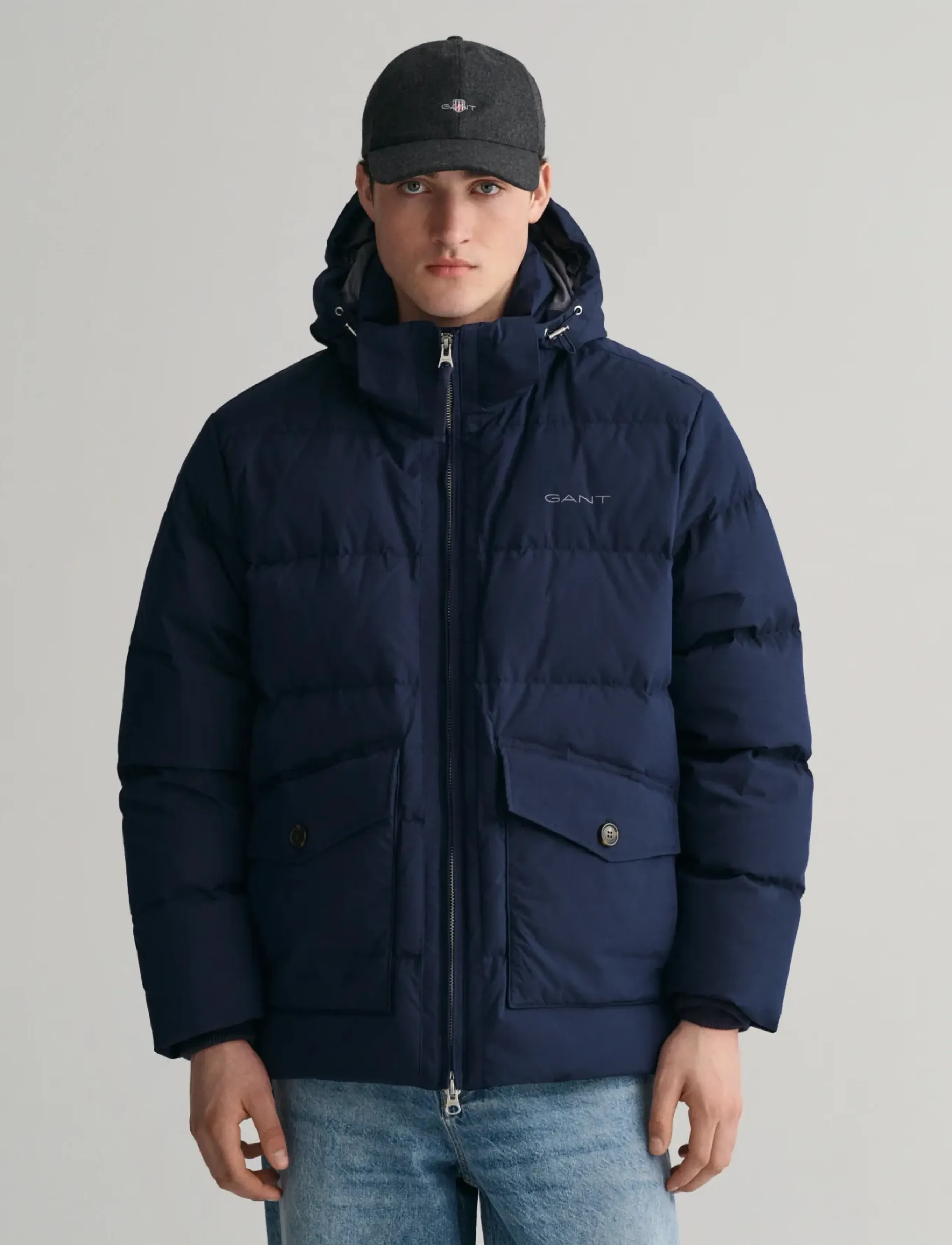 GANT ALTA DOWN JACKET - Kolekcje - EVENING BLUE / blue