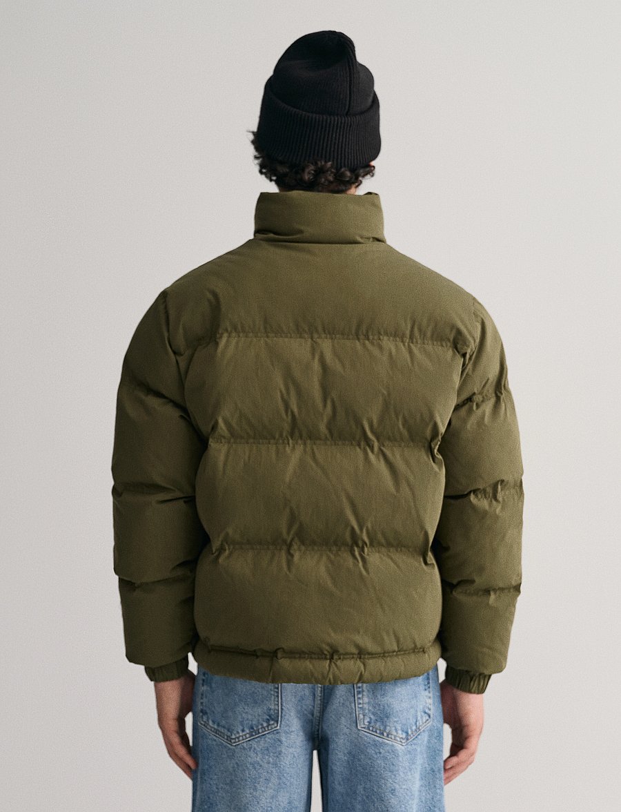 Gant - HIKING PUFFER JACKET - gefütterte jacken - dark cactus - 3