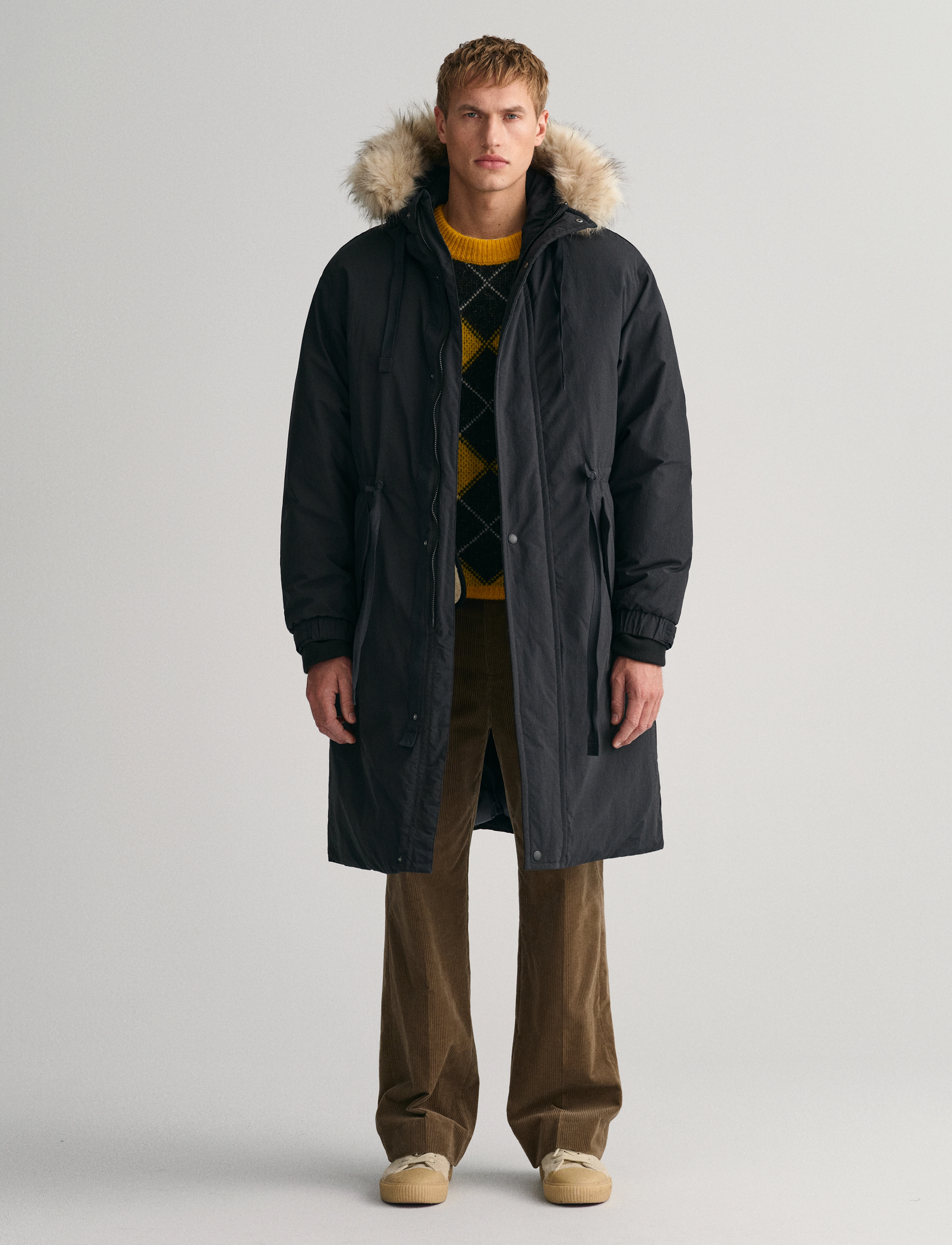 Gant OVERSIZED 2 IN 1 DOWN PARKA - Overtøj - BLACK / black