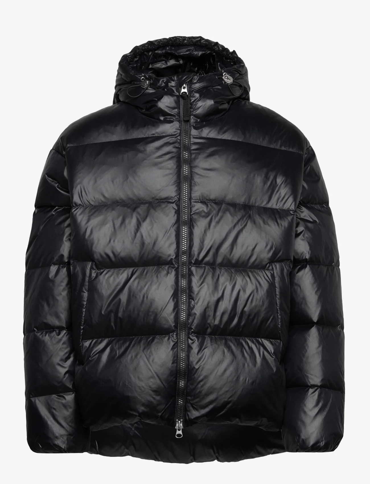 GANT - OVERSIZED SHINY DOWN PUFFER JACKET - winter jackets - black - 0
