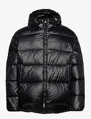 GANT - OVERSIZED SHINY DOWN PUFFER JACKET - winter jackets - black - 0