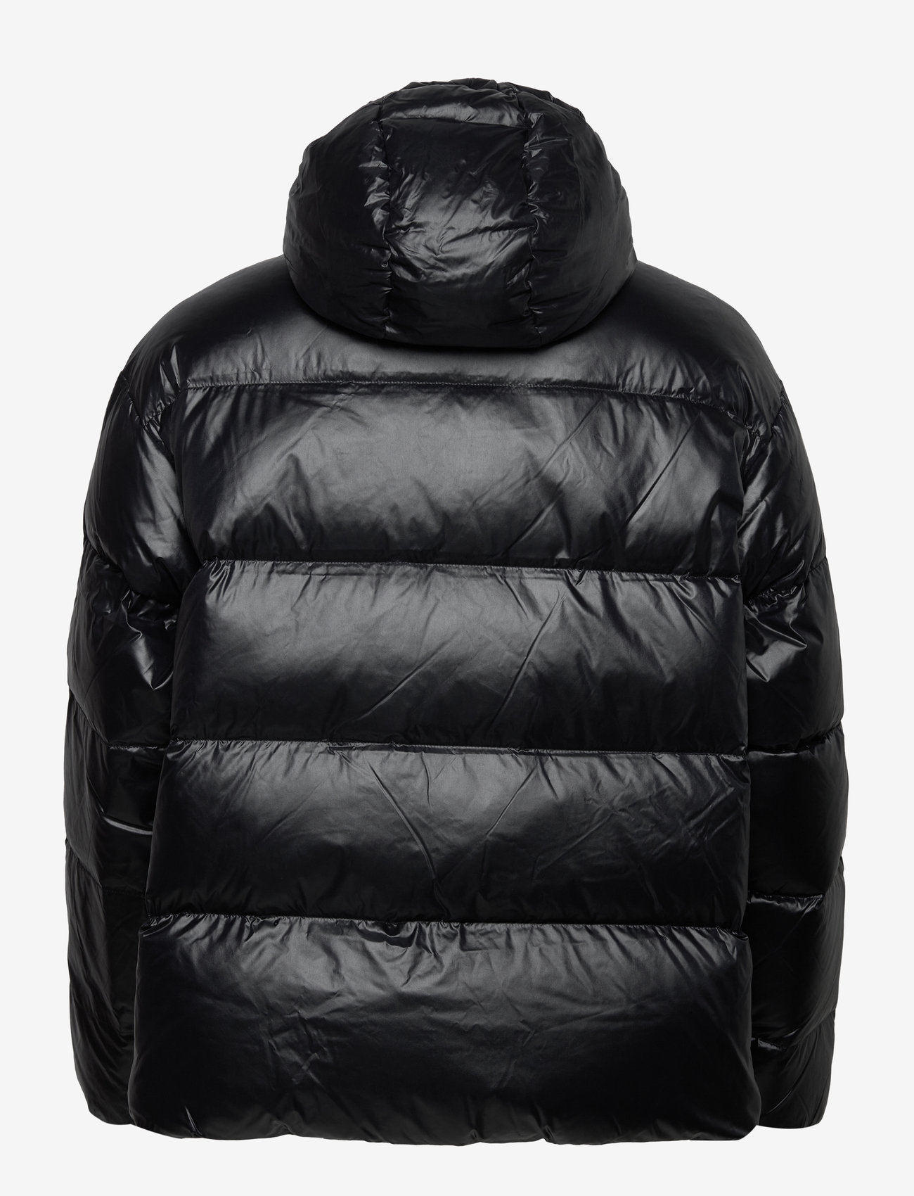 Shiny Puffer Schwarze Puffer Jacke GANT Oversized Shiny Down