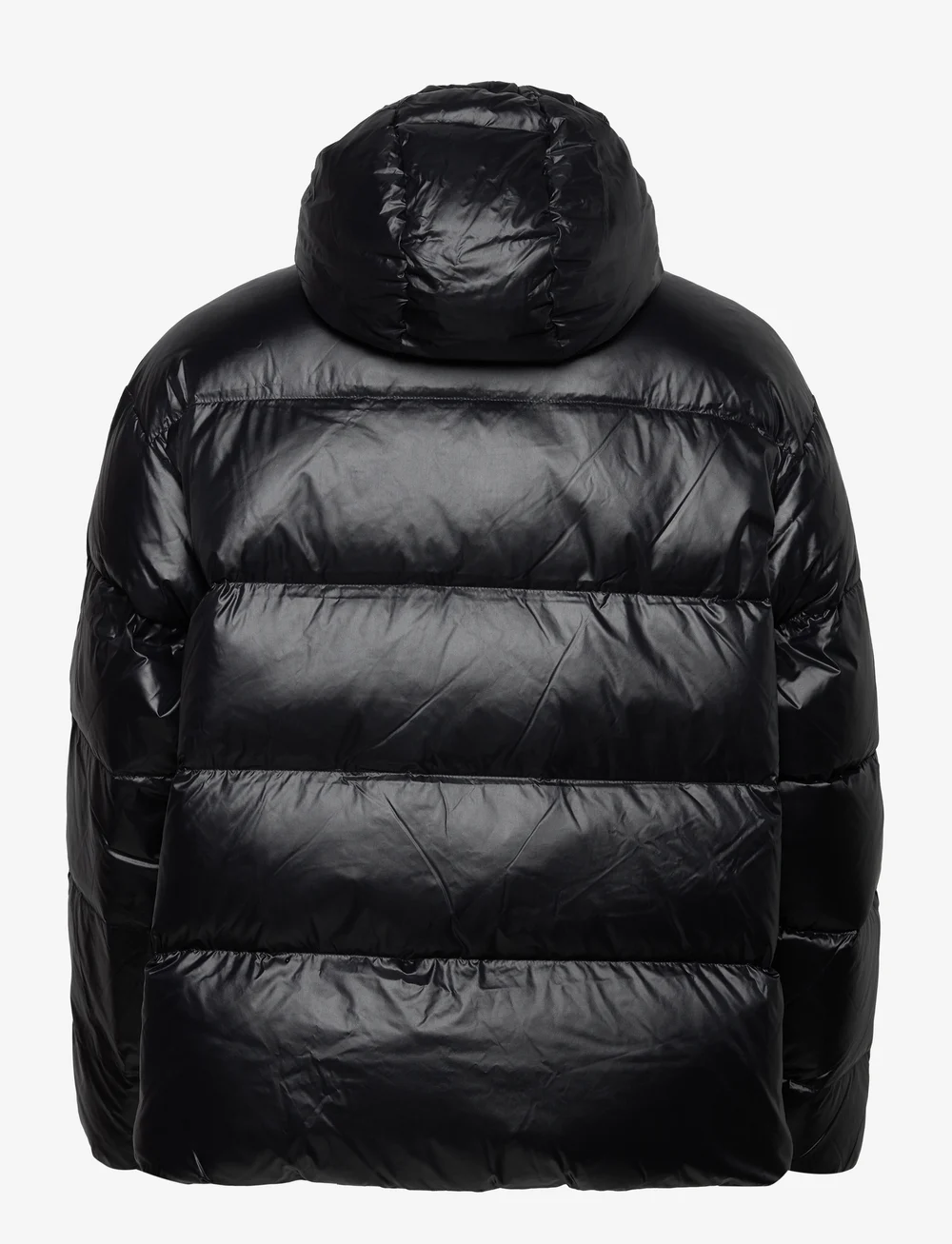 Shiny down puffer jacket discount