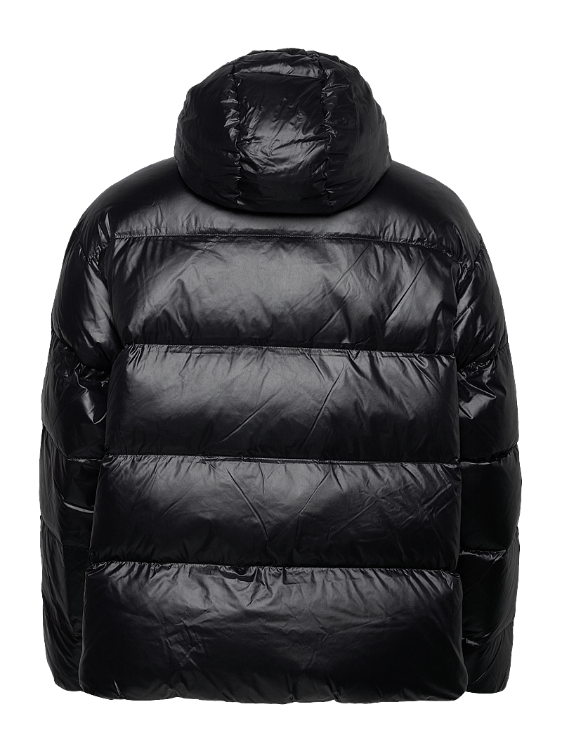 Shiny Puffer Schwarze Puffer Jacke GANT Oversized Shiny Down