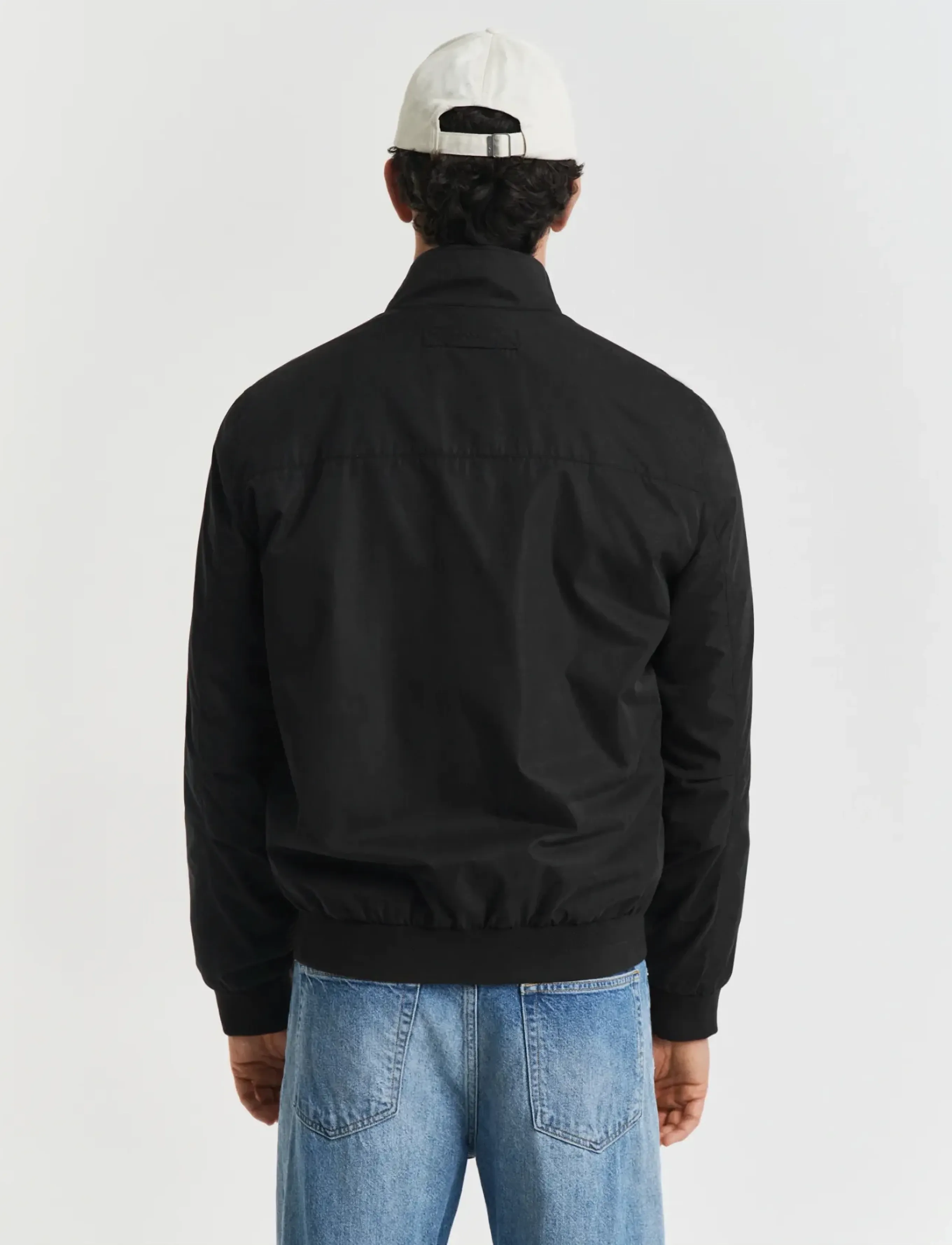 Gant - LIGHTWEIGHT HARRINGTON JACKET - leichte jacken - black - 3