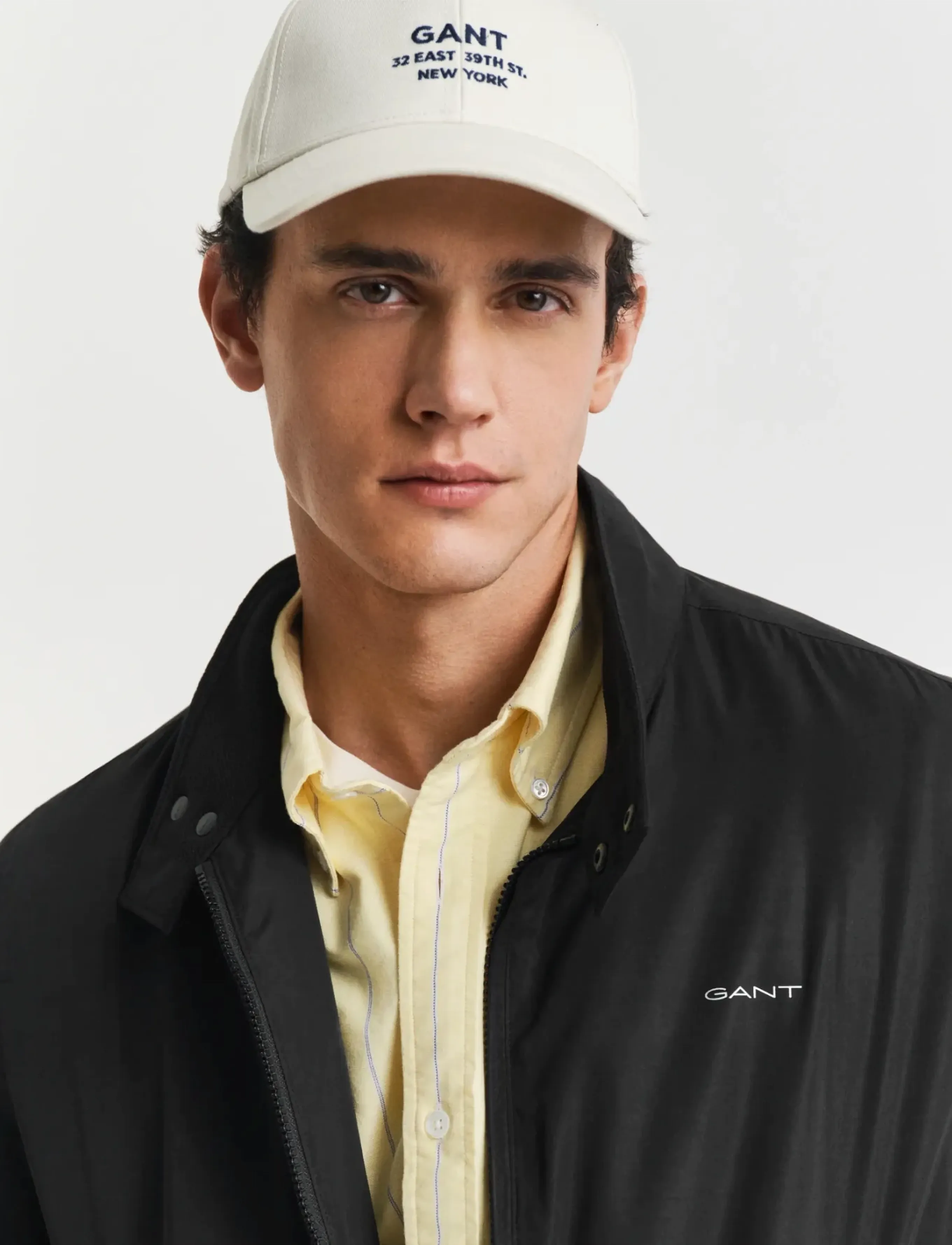 Gant - LIGHTWEIGHT HARRINGTON JACKET - leichte jacken - black - 4