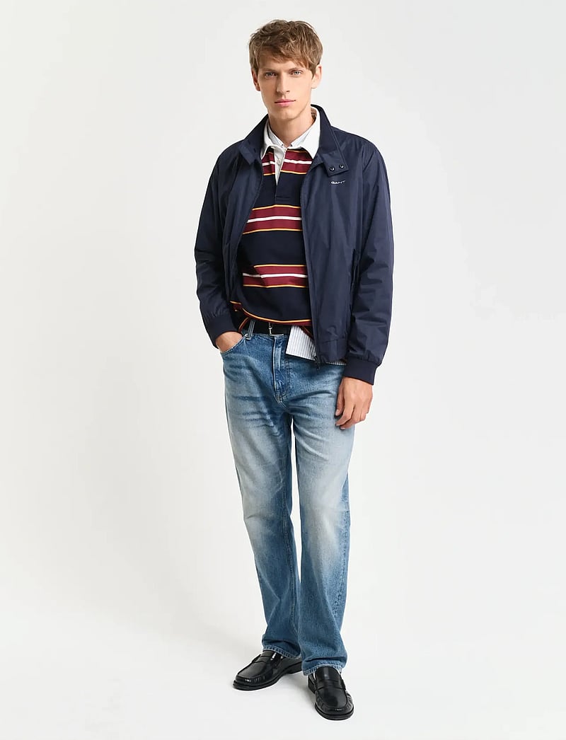 GANT - LIGHTWEIGHT HARRINGTON JACKET - leichte jacken - evening blue - 5