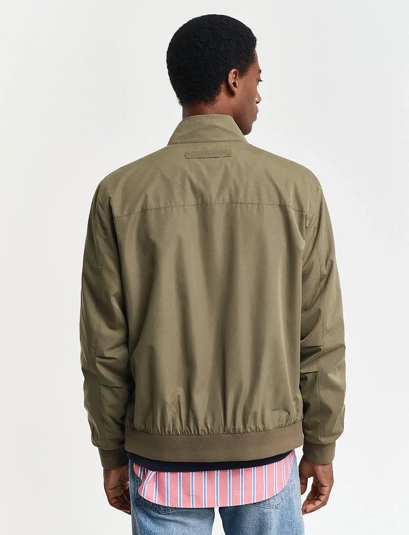 GANT - LIGHTWEIGHT HARRINGTON JACKET - light jackets - juniper green - 3
