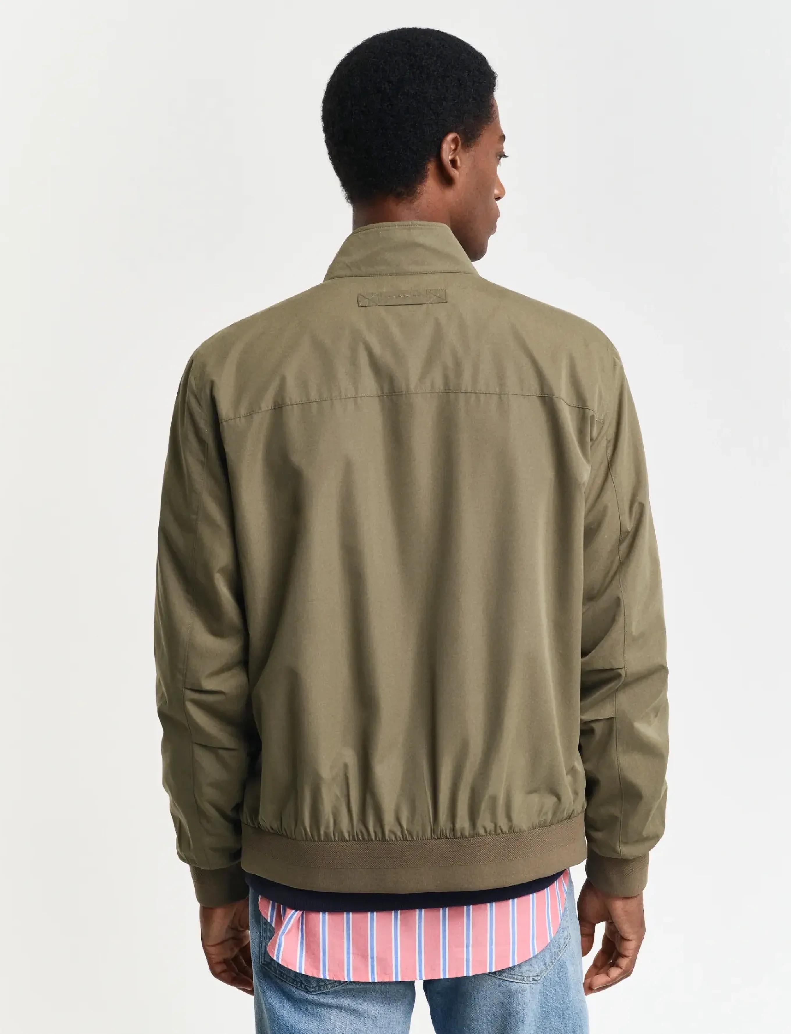 Gant - LIGHTWEIGHT HARRINGTON JACKET - leichte jacken - juniper green - 3