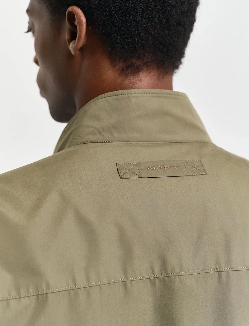 GANT - LIGHTWEIGHT HARRINGTON JACKET - light jackets - juniper green - 4