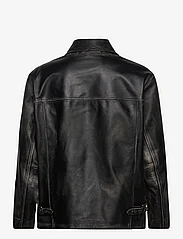 GANT - RELAXED MOTO LEATHER JACKET - kevättakit - black - 1