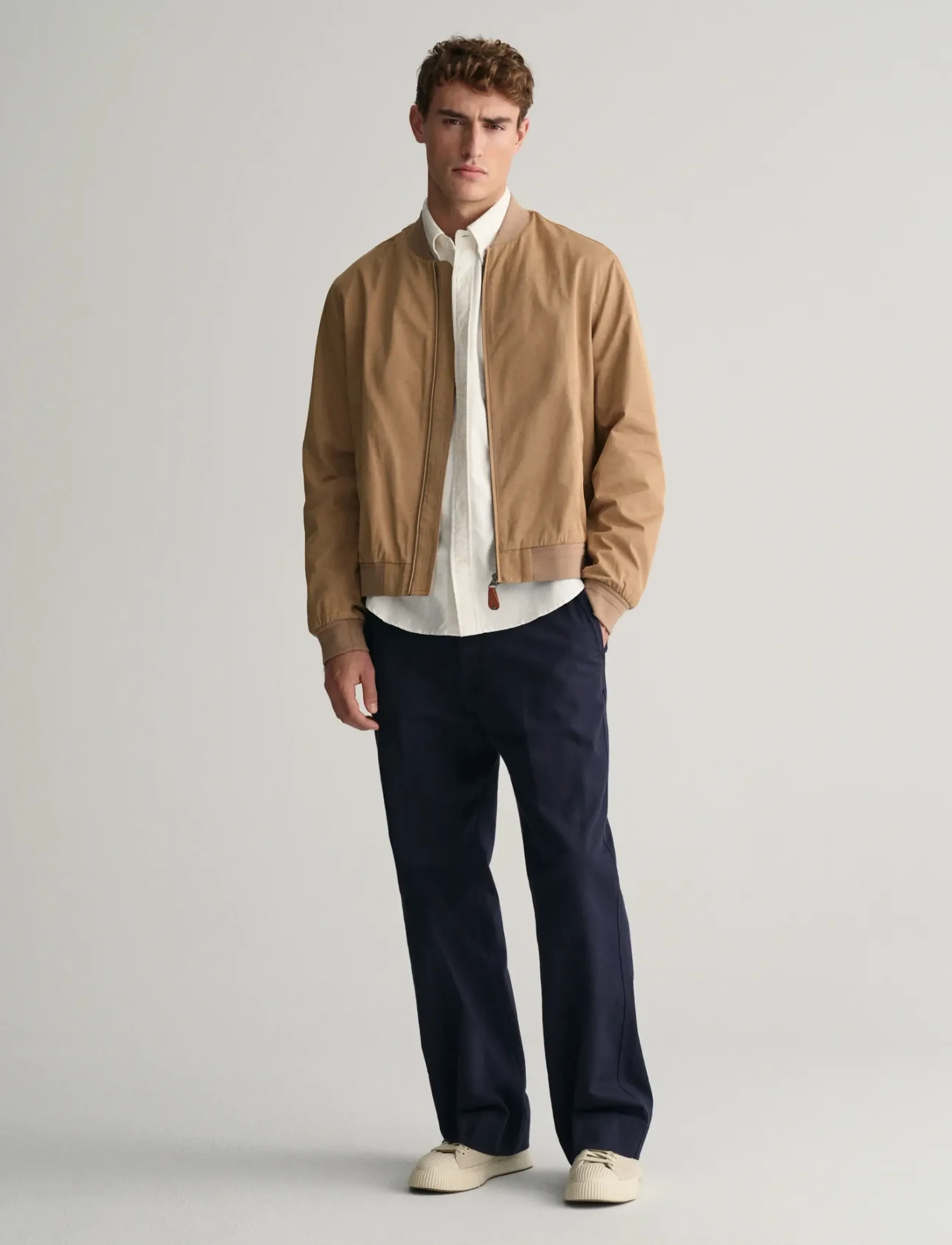 GANT - LIGHTWEIGHT BOMBER JACKET - warm khaki - 5