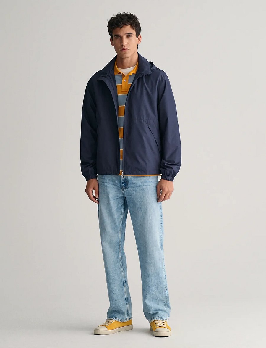 Gant - LIGHTWEIGHT WINDSHIELDER - vestes de printemps - evening blue - 5