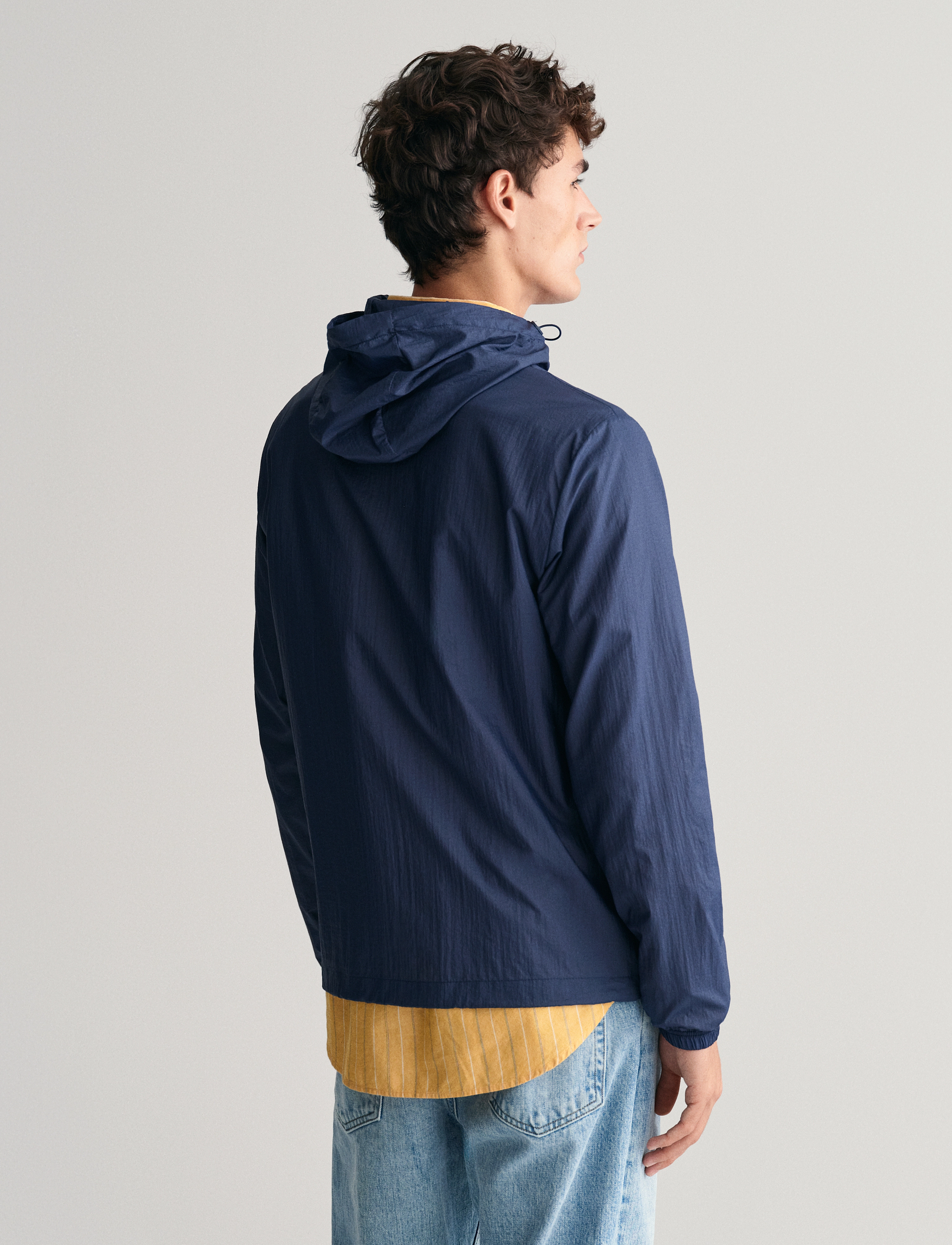 Gant - PACKABLE LIGHTWEIGHT WINDBREAKER - frühlingsjacken - dusty blue sea - 3