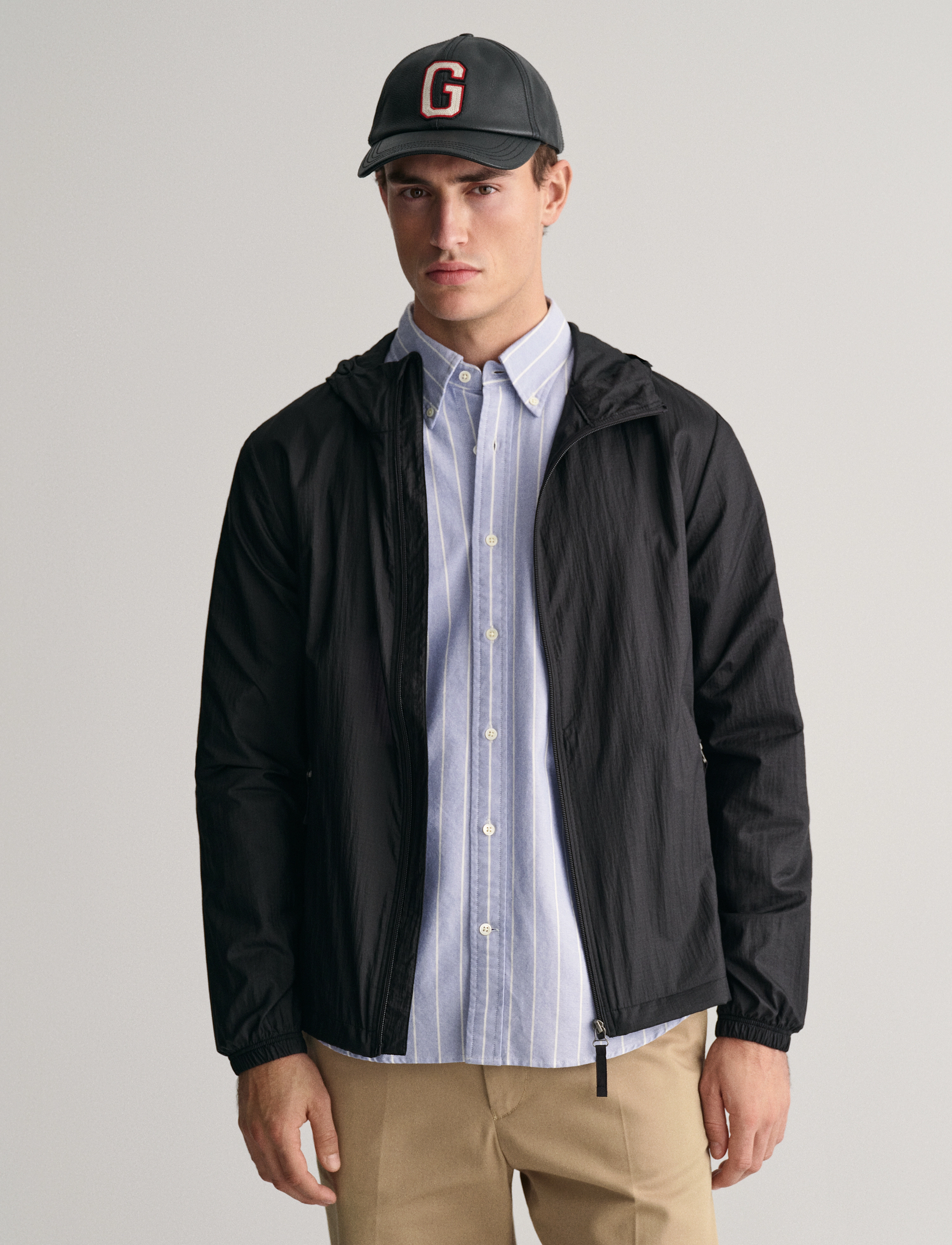 Gant PACKABLE LIGHTWEIGHT WINDBREAKER - Gant - EBONY BLACK / black