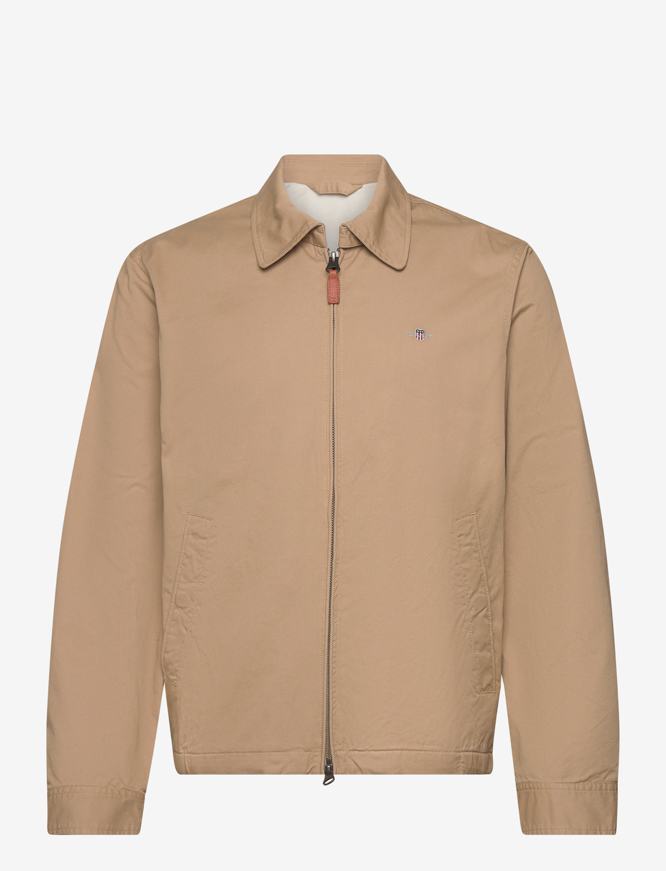 GANT - COTTON WINDCHEATER - dark khaki - 0