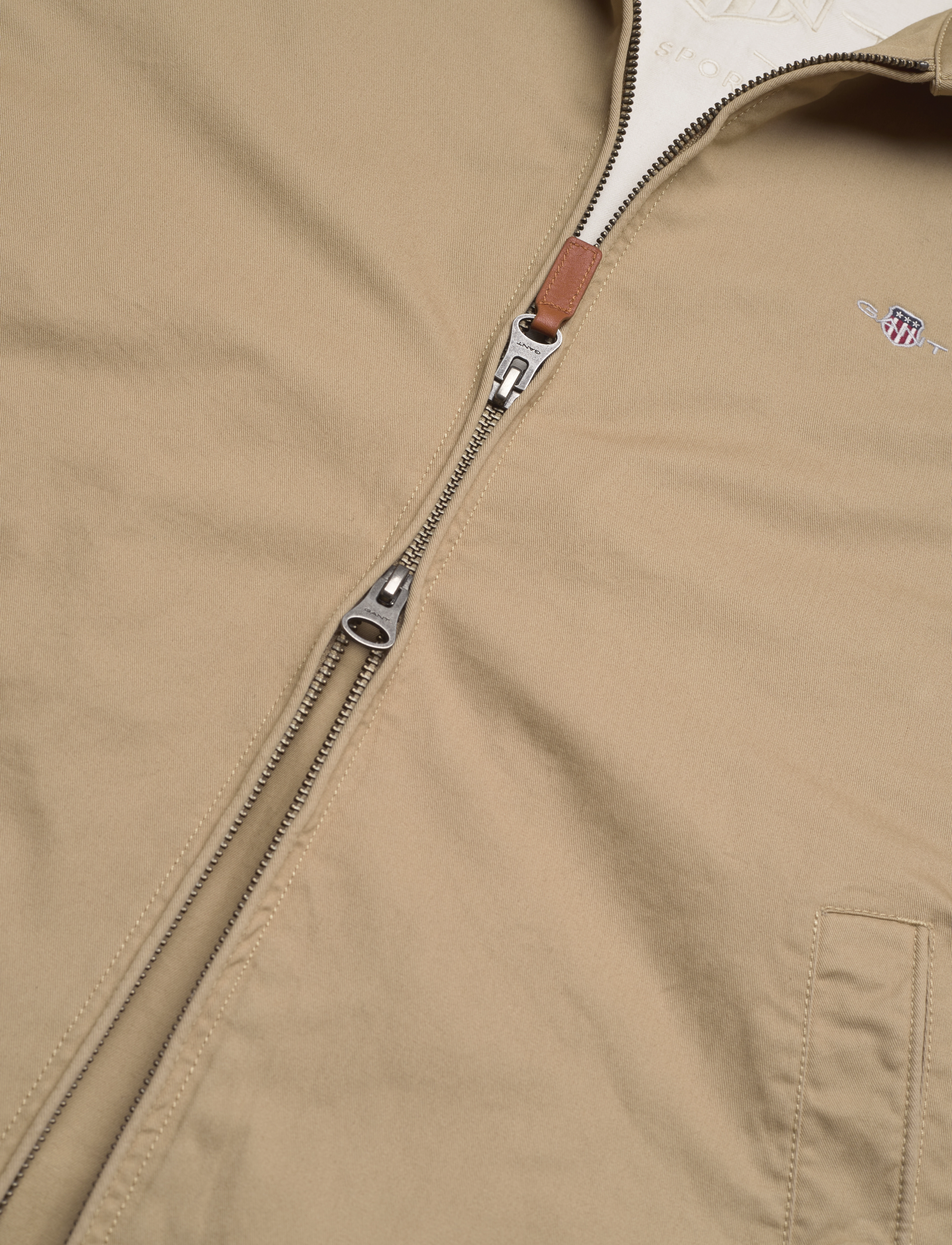 GANT - COTTON WINDCHEATER - dark khaki - 4