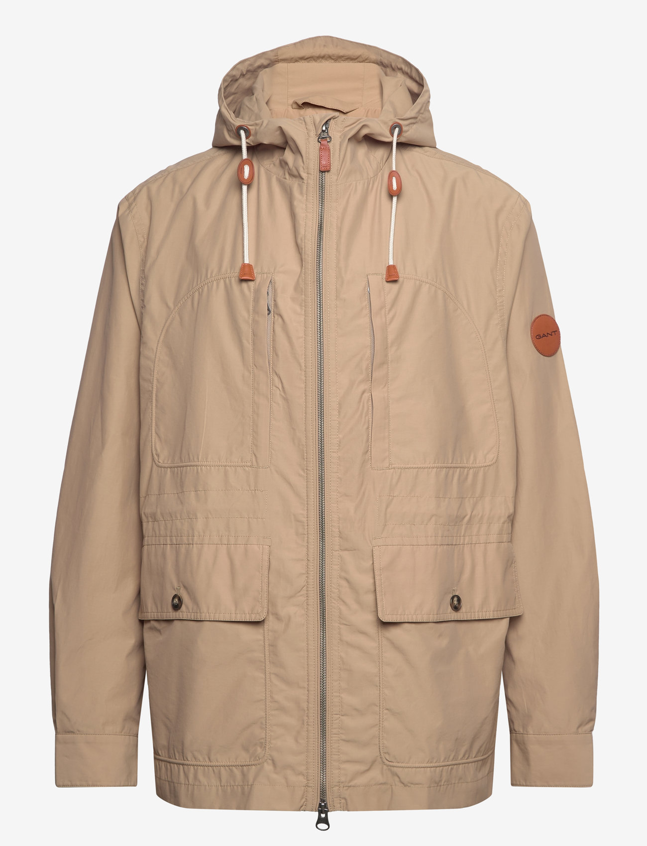 Gant - MID LENGTH PARKA - vinterjakker - dried khaki - 0