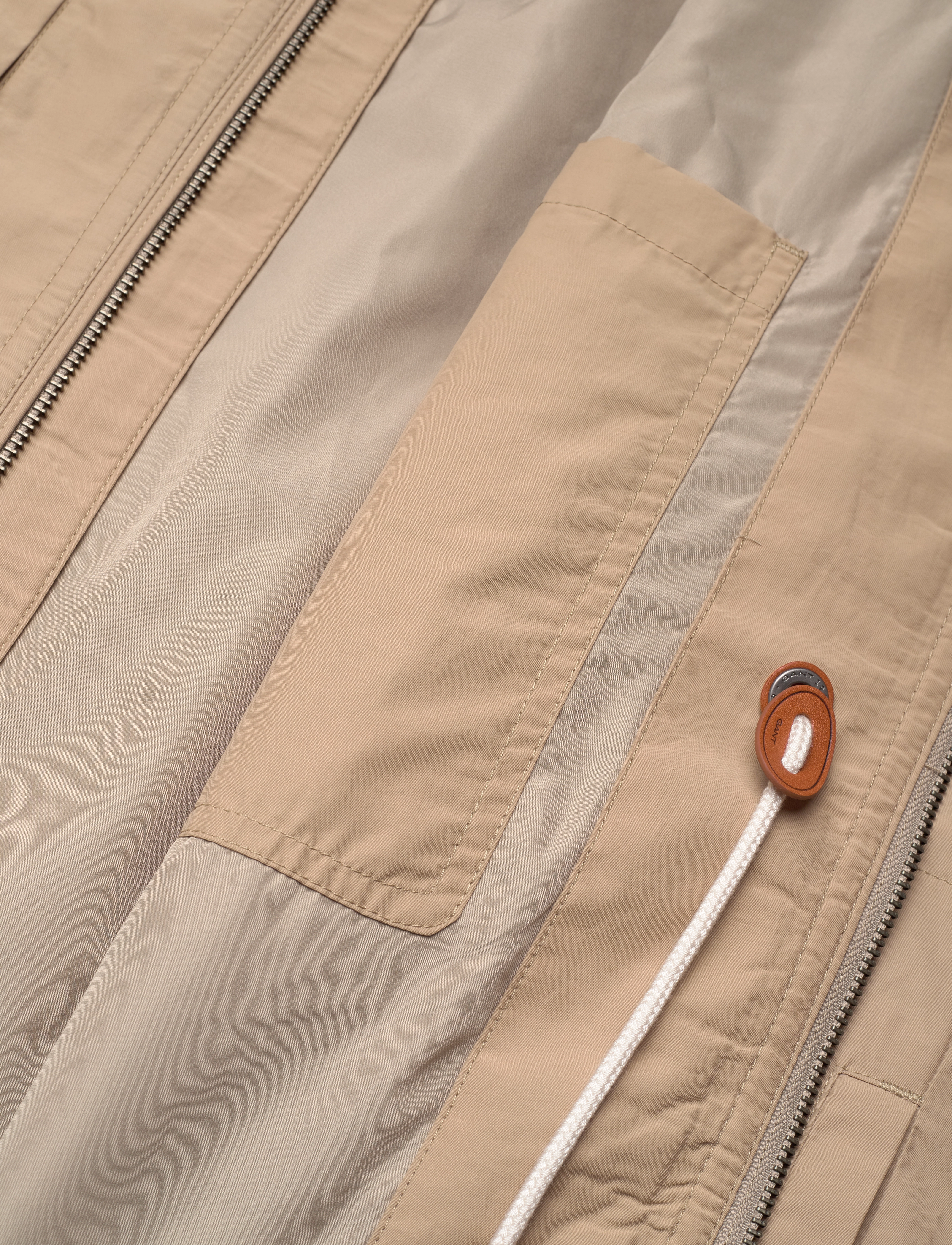 Gant - MID LENGTH PARKA - vinterjakker - dried khaki - 2