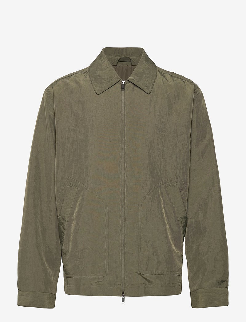 Gant - NYLON JACKET - light jackets - dull pistacchio - 1