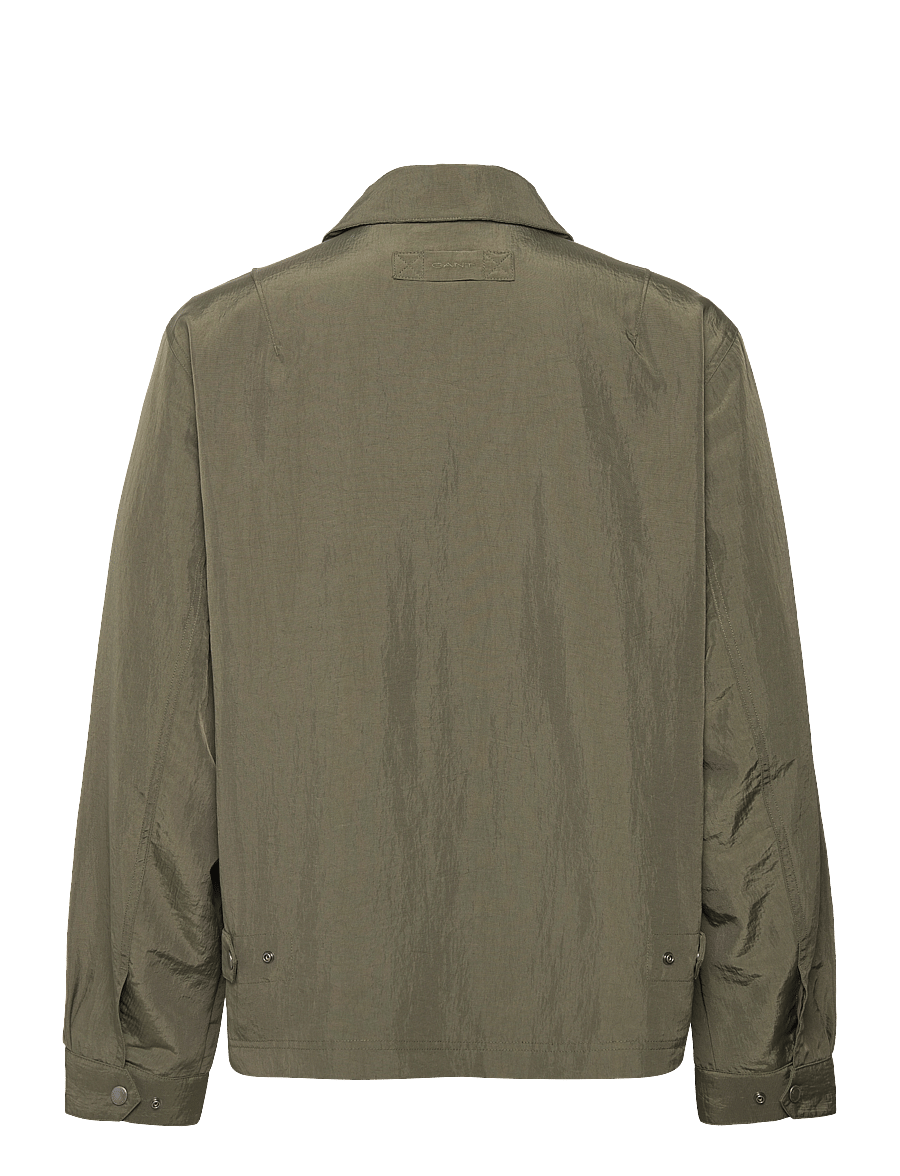 Gant - NYLON JACKET - light jackets - dull pistacchio - 2