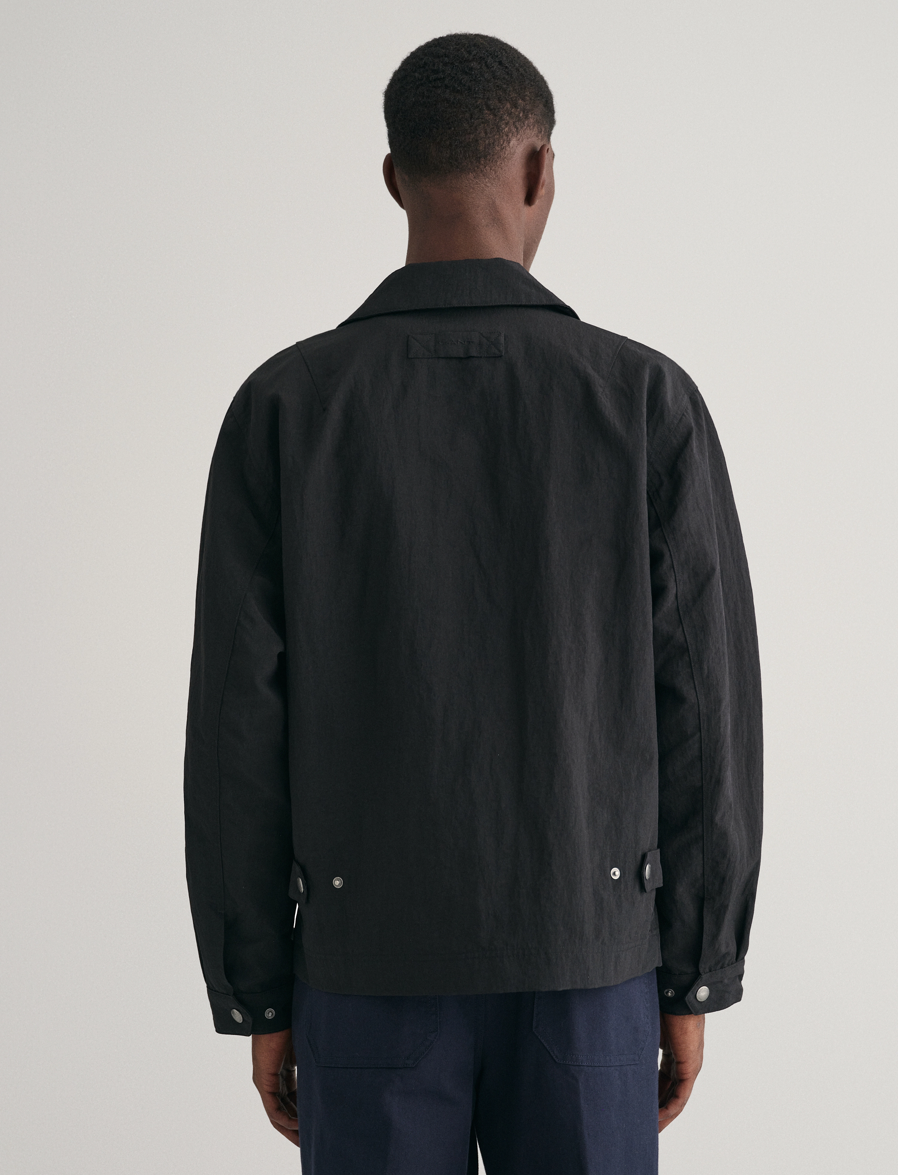 Gant - NYLON JACKET - leichte jacken - ebony black - 3