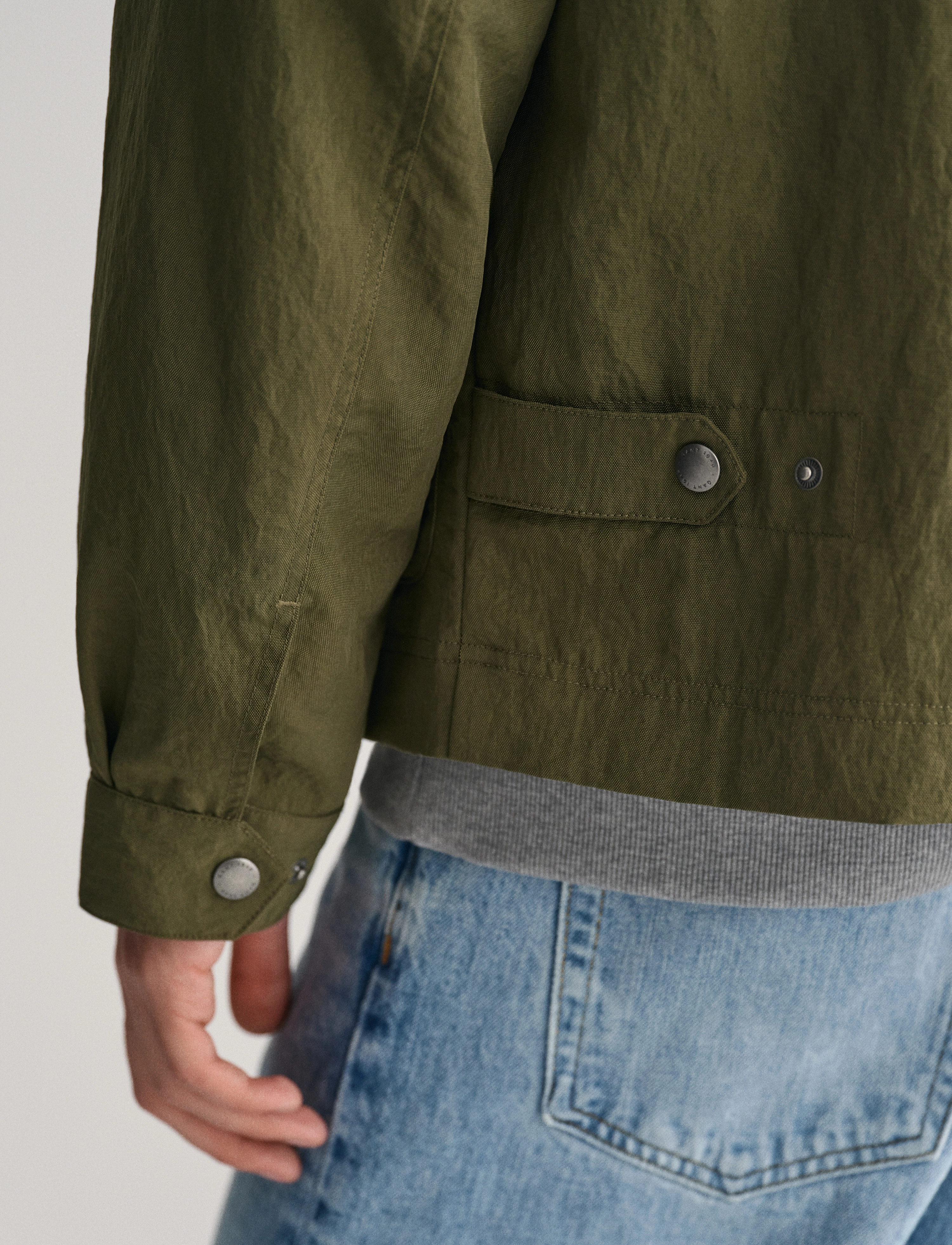 Gant - NYLON JACKET - tunna jackor - fern green - 4