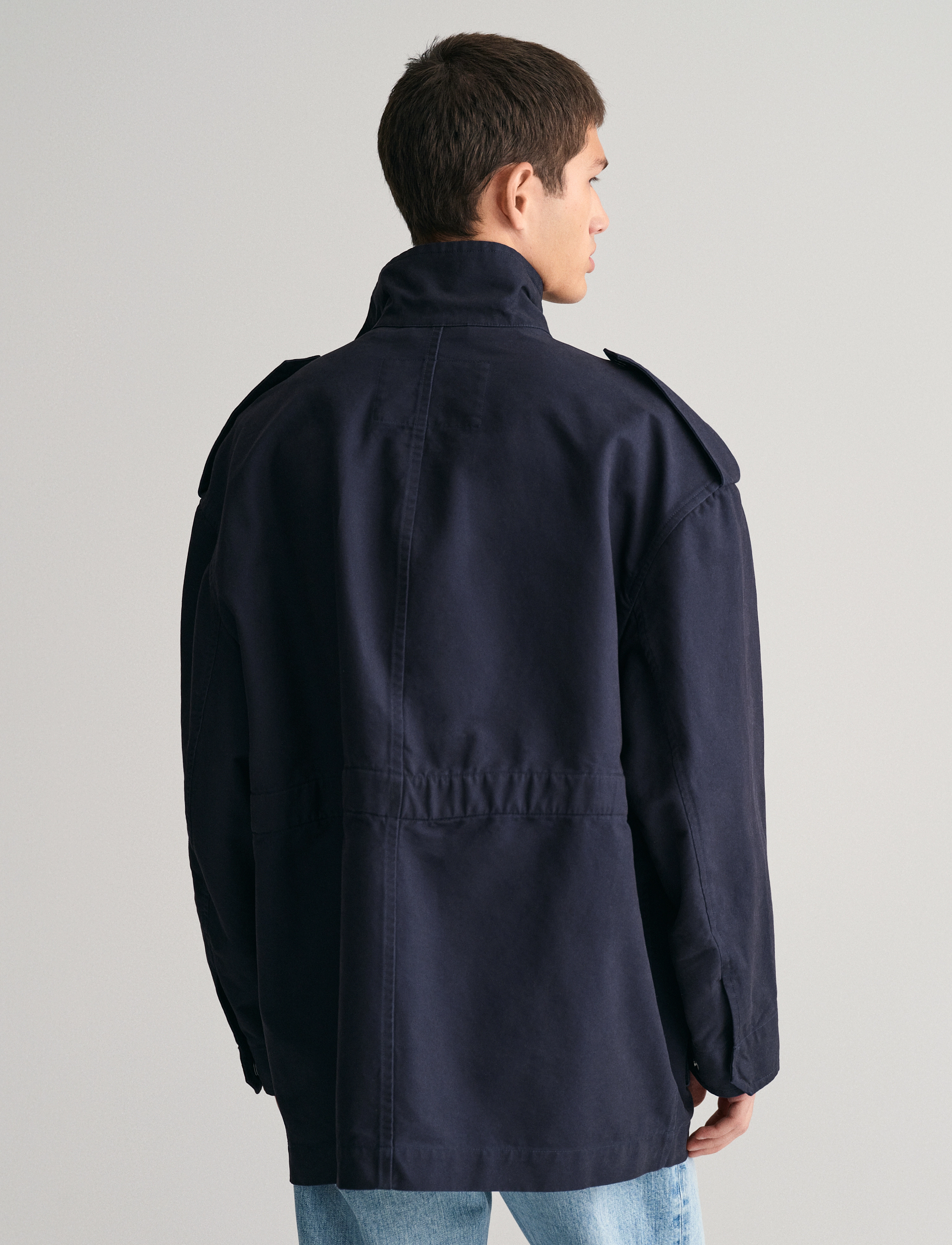 Gant - COTTON FIELD JACKET - kevyet takit - evening blue - 3